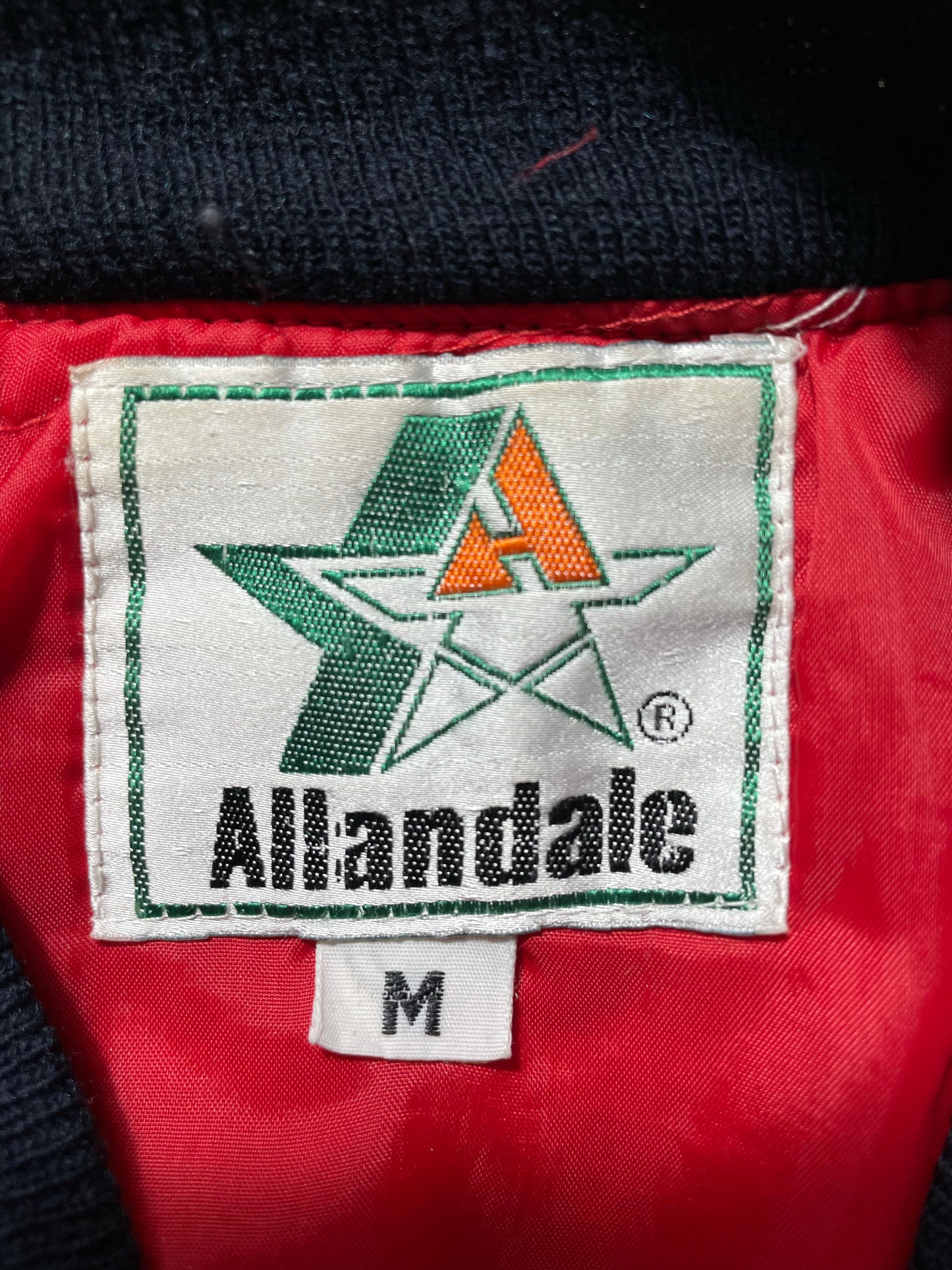 Vintage NATIONAL LEAGUE TEAMS Size M Jersey Jacket / K5003
