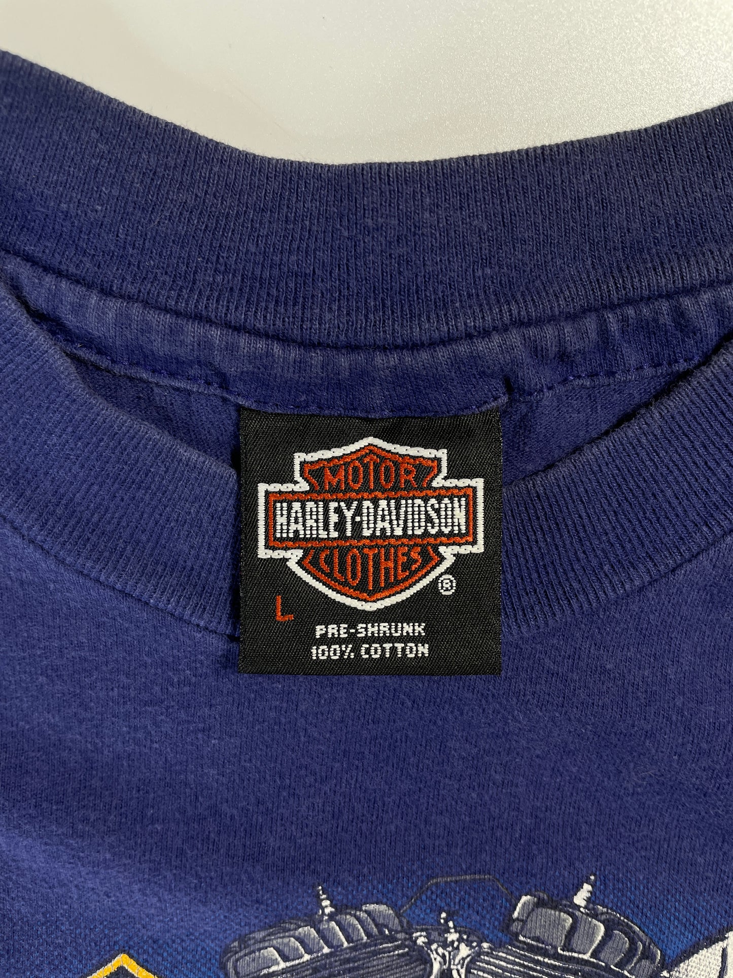 1992 HARLEY DAVIDSON MILWAUKEE Made in USA Size L Vintage T-Shirt / A9197