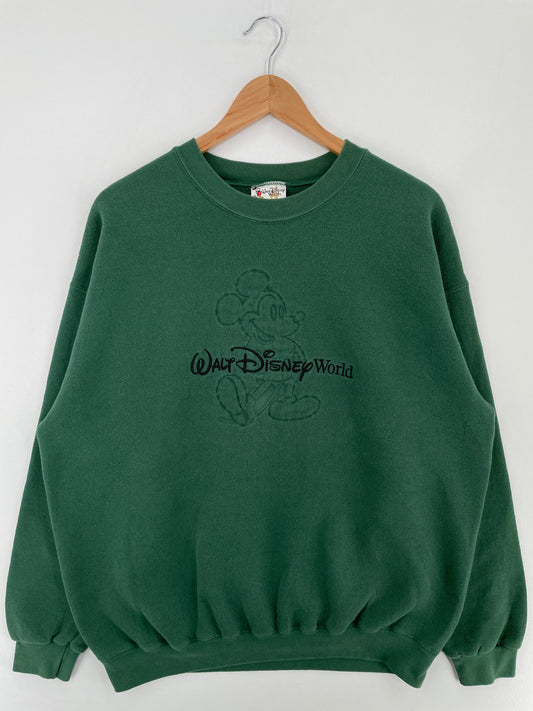 00’ DISNEY MICKEY Made in USA Size XL Vintage Sweat-shirt / A9710