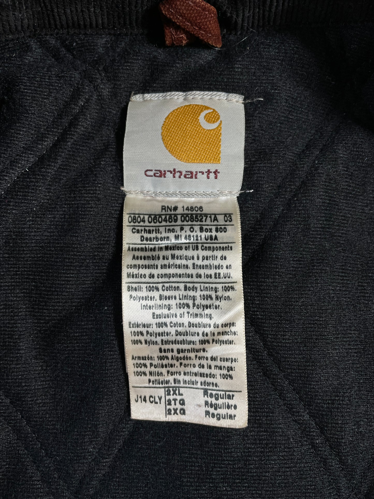 Vintage CARHARTT Size XXL Duck Jacket / A9494