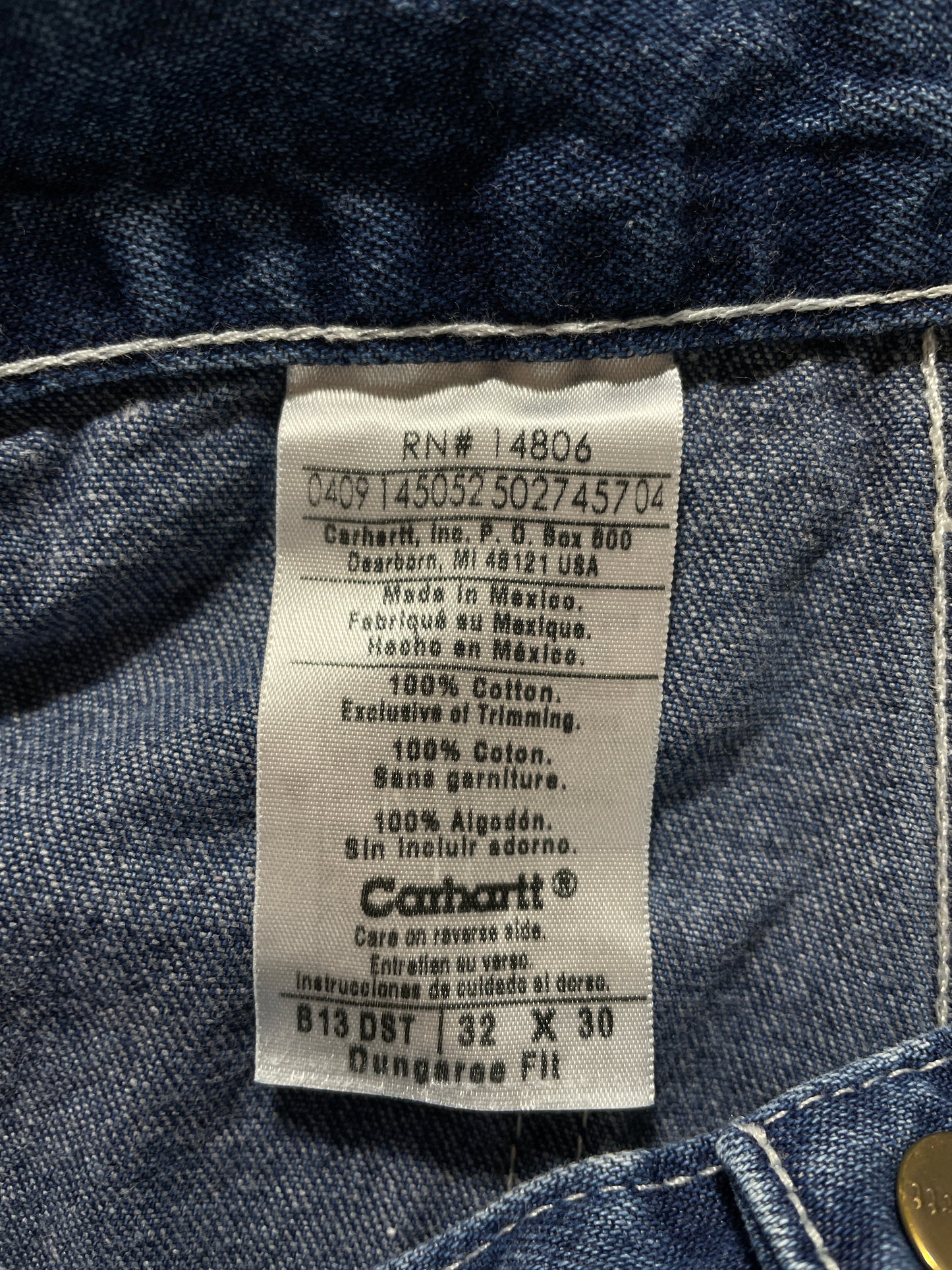 Vintage CARHARTT Size W30xL29 Denim Pants / E4202P