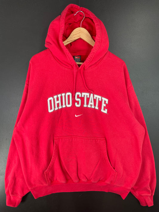 00' NIKE x OHIO Size XL Vintage College Hoodie Sweat-Shirt / A6883
