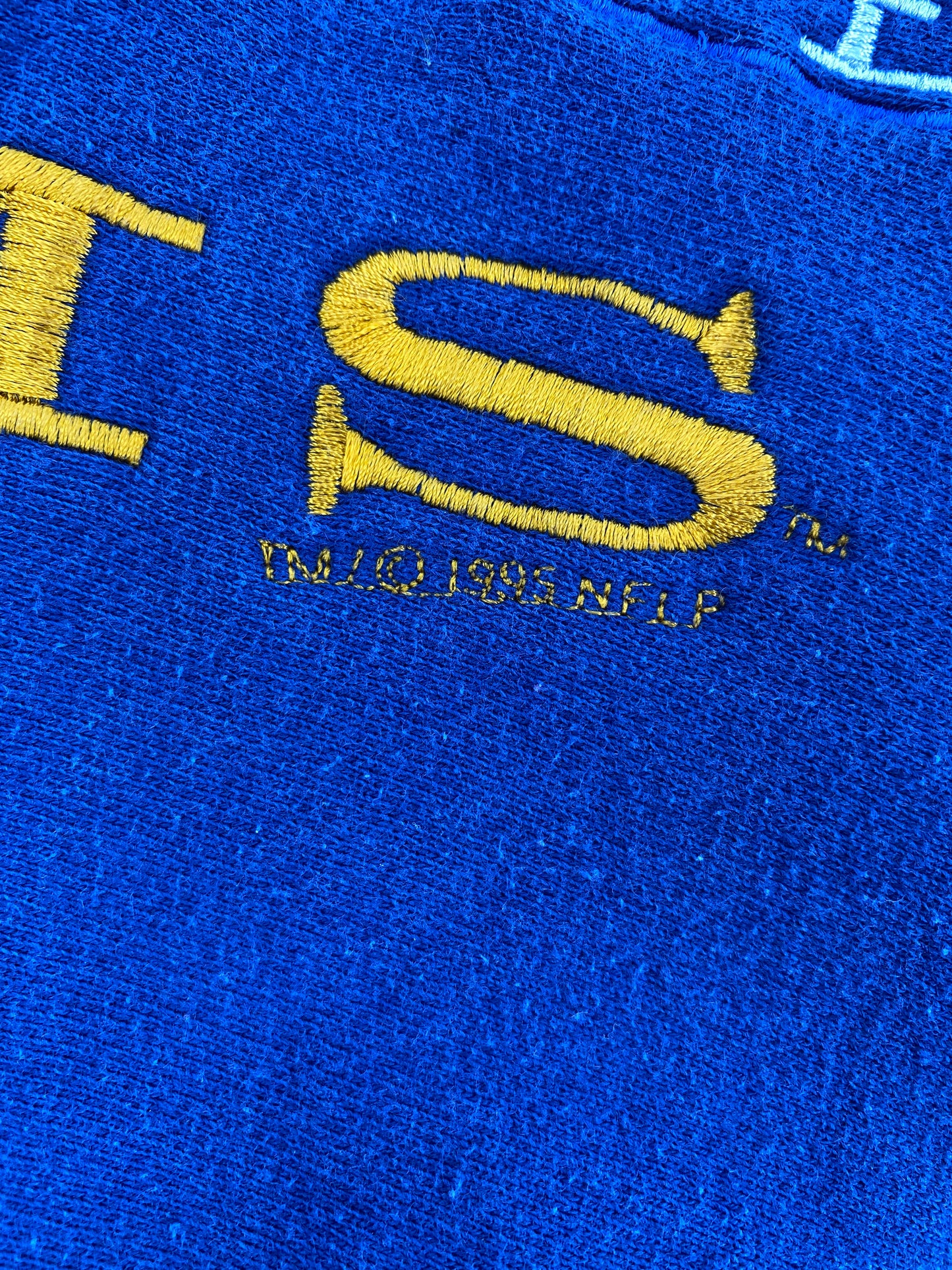 1995 ST. LOUIS RAMS Size M Vintage NFL Sweat-Shirts / A3780