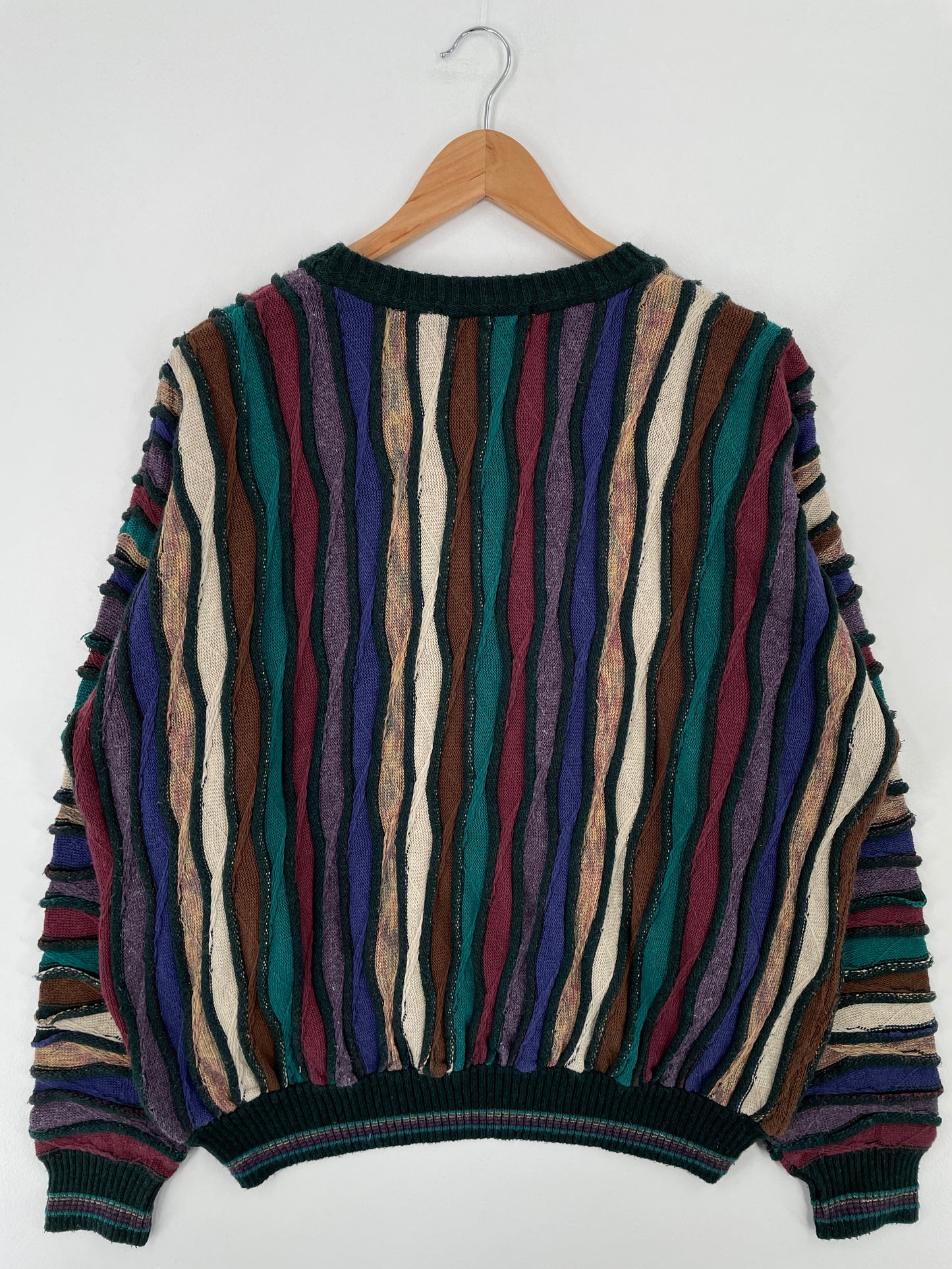 Vintage 3D COOGI- Style Size XL Knit Sweater / A9400