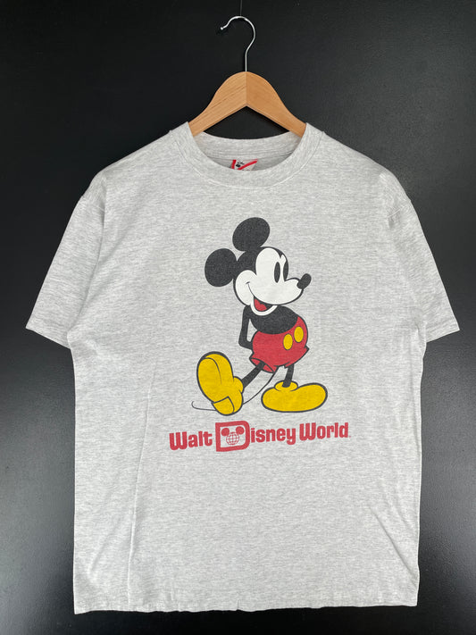.90's DISNEY MICKEY Made in USA Size L Vintage T-shirt / E6775T