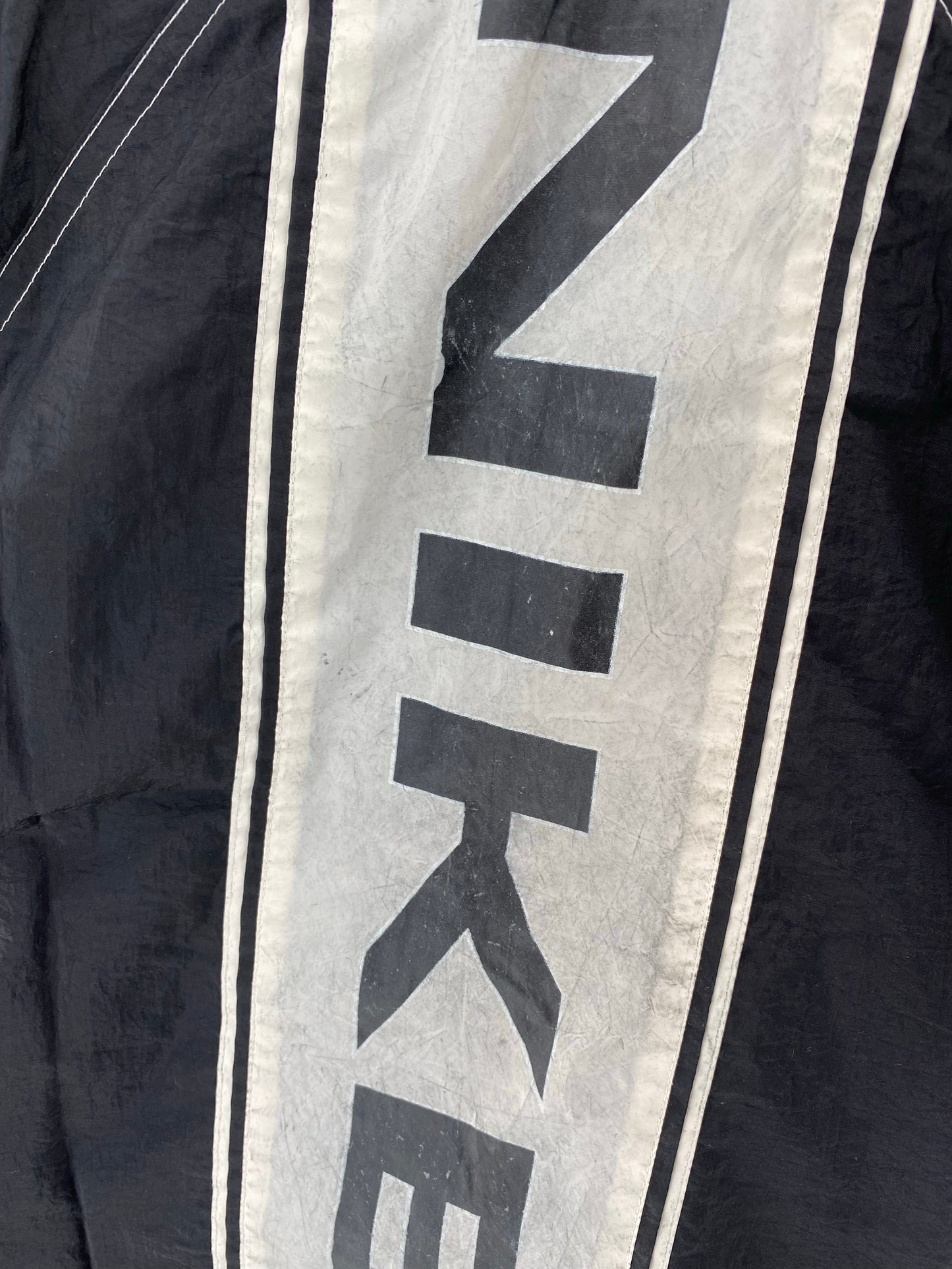 .90’s NIKE Size Kids.L Vintage Zip-up Nylon Jacket / A7653