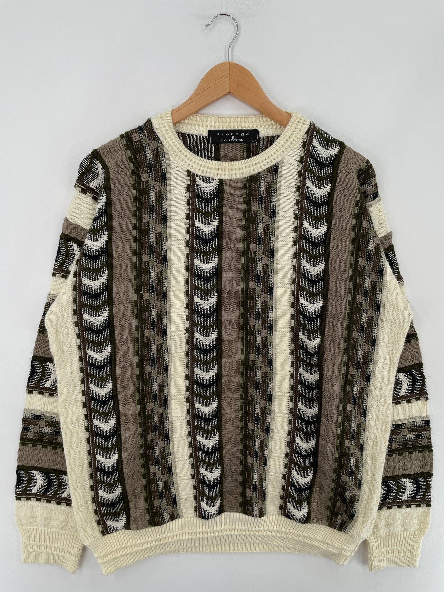 Vintage COOGI Style Size L Knit Sweater / E3391K