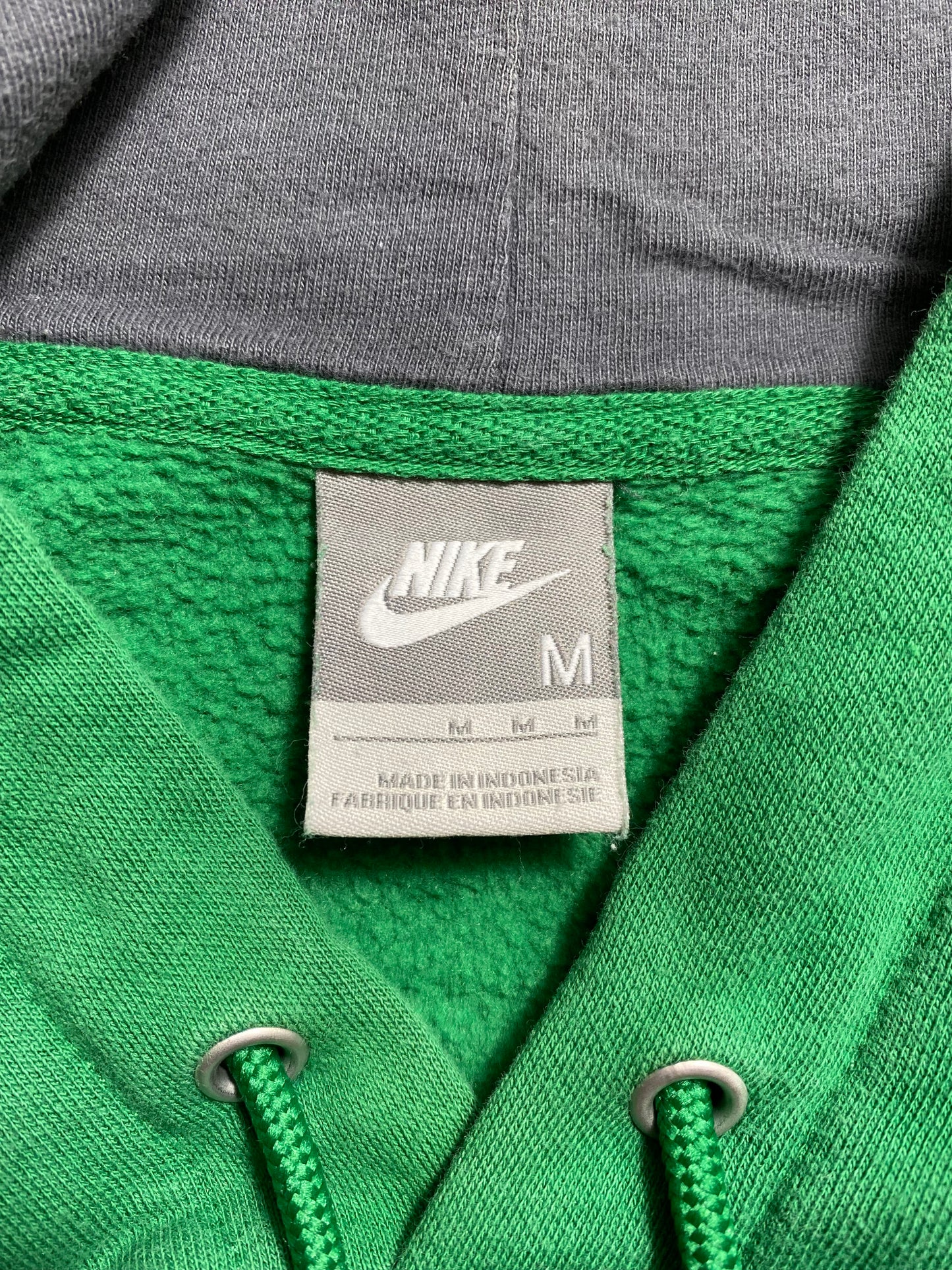 00’ NIKE MINI SWOOSH Size M Vintage Hoodie Sweat-shirt/ K7937