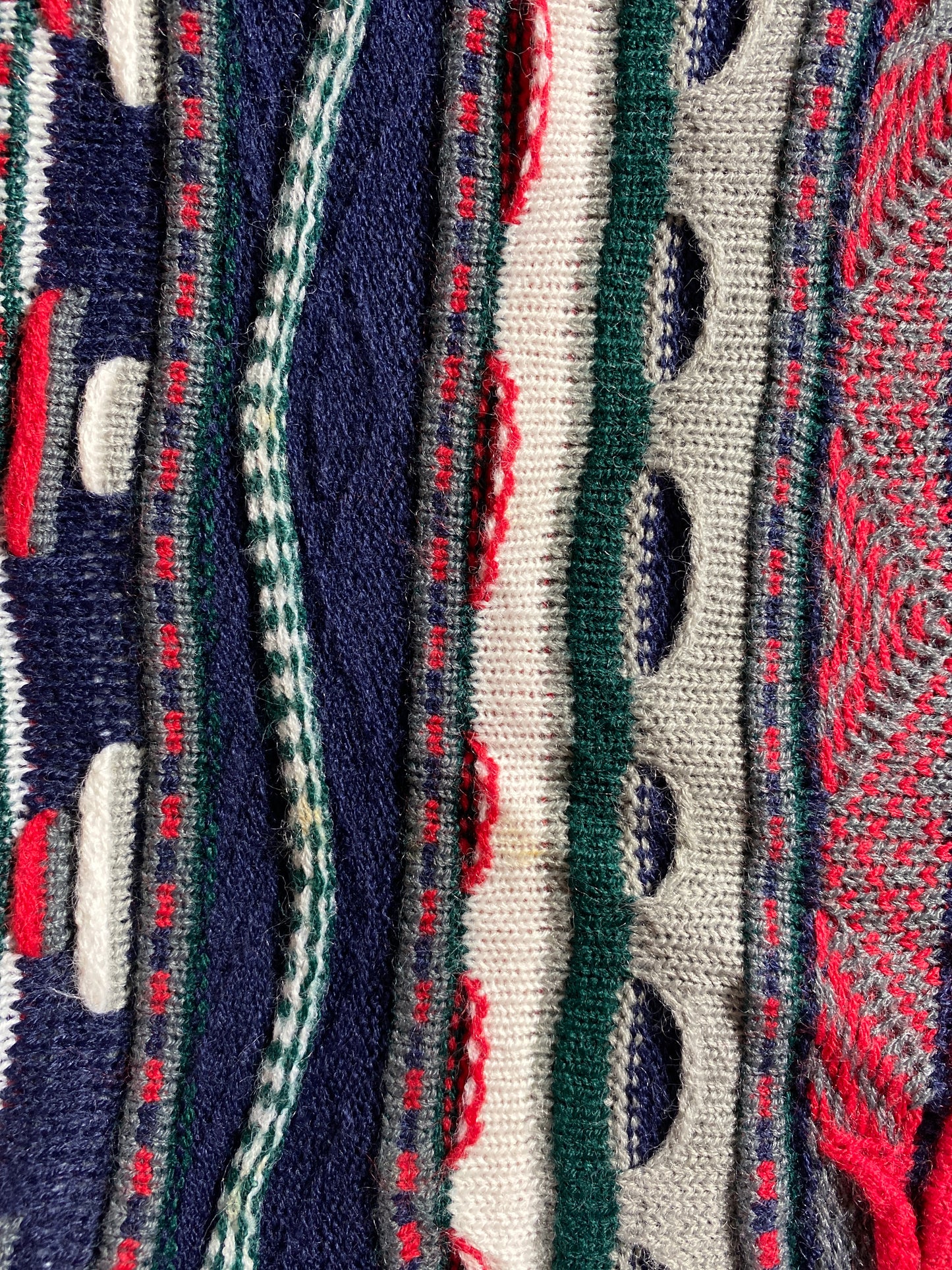 Vintage 3D COOGI- Style Size XXXL Knit Sweater / K3940