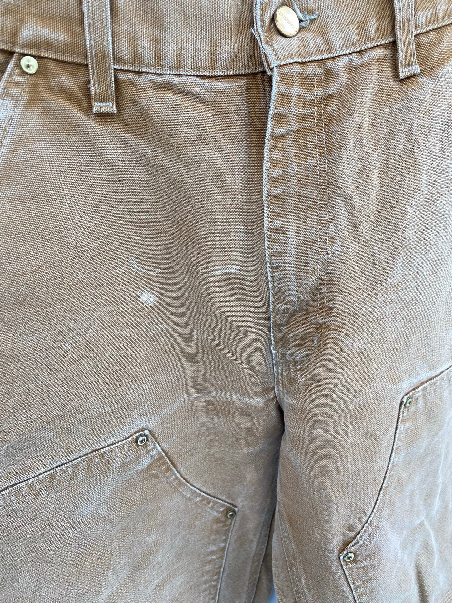 Vintage CARHARTT Size W32xL31.5 Double Knee Duck Pants / A7453