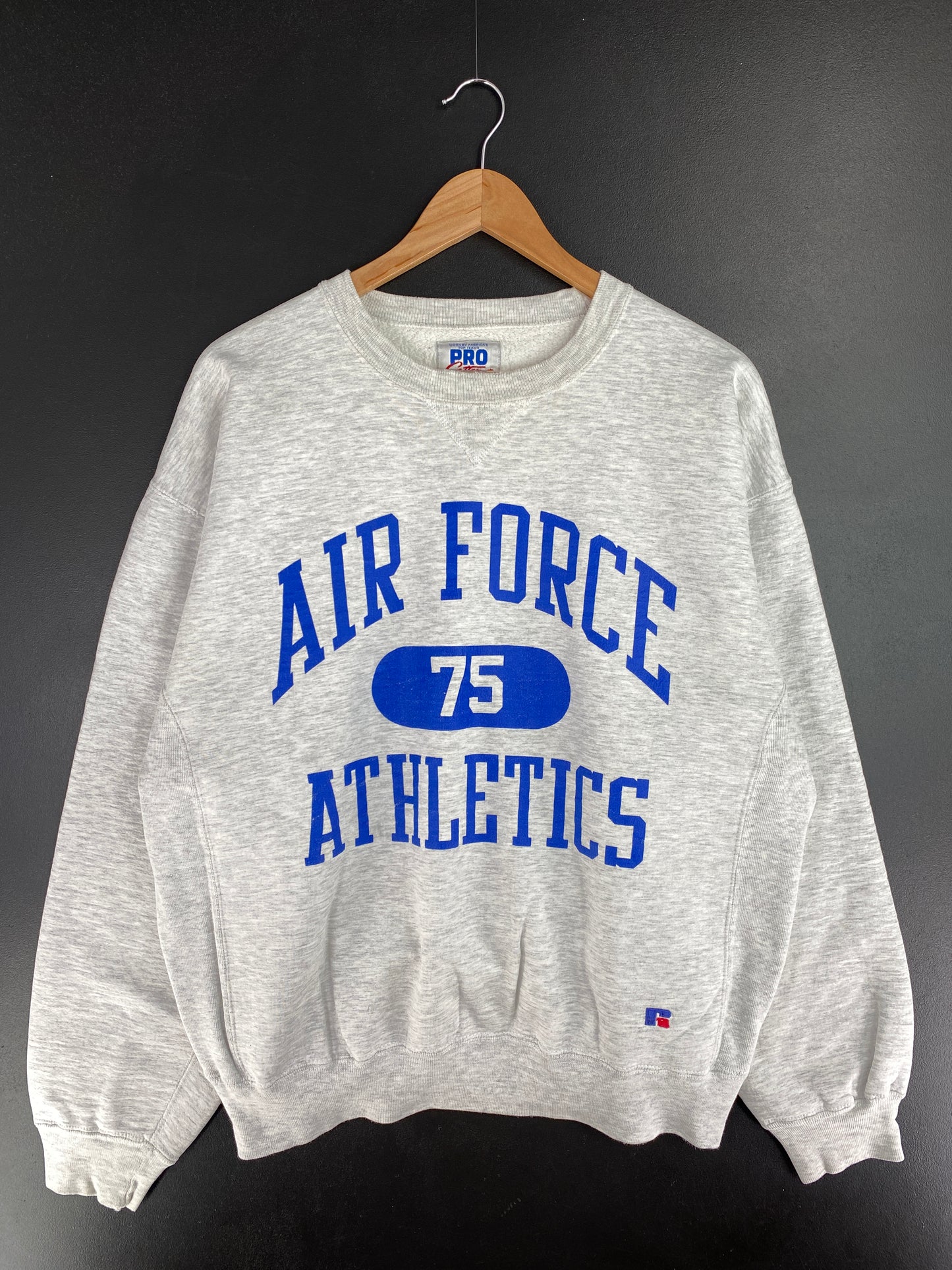90’s RUSSELL x AIR FORCE Made in USA Size L Sweat-shirt / E755