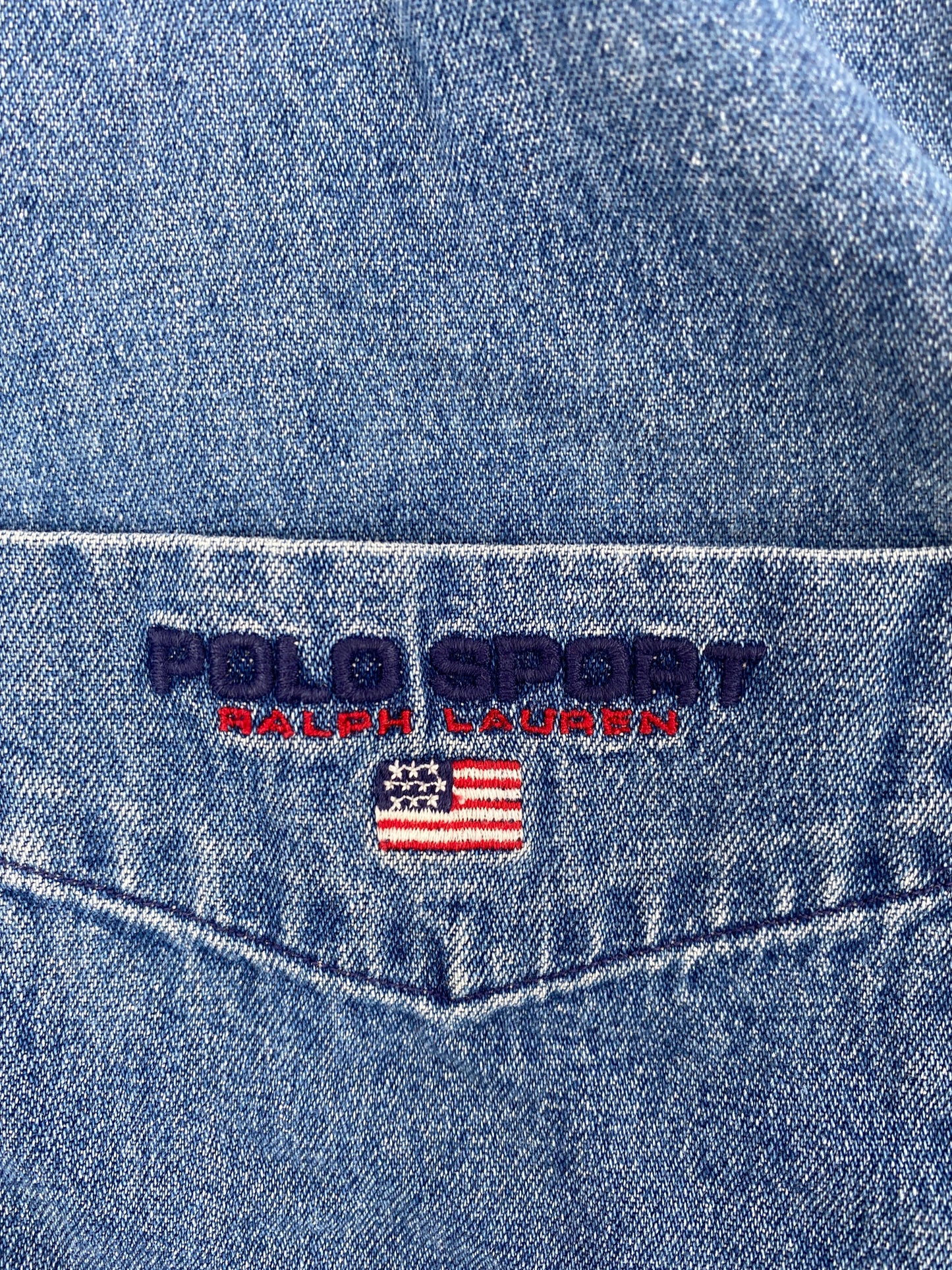 90’s POLO SPORT Size L Vintage Button Down Shirt / A4921