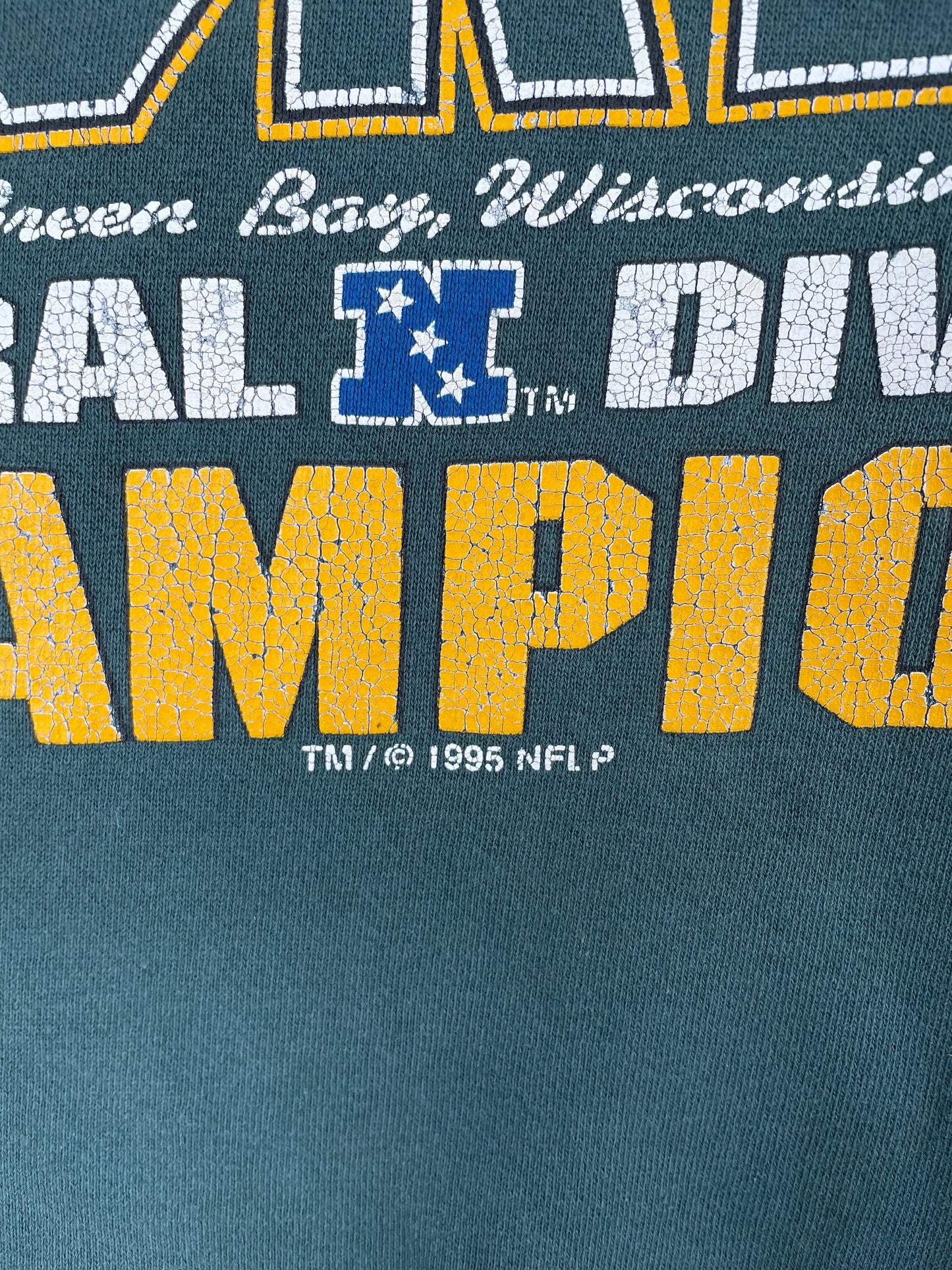 1995 GREEN BAY PACKERS Size L Vintage NFL Sweat-shirt / A933