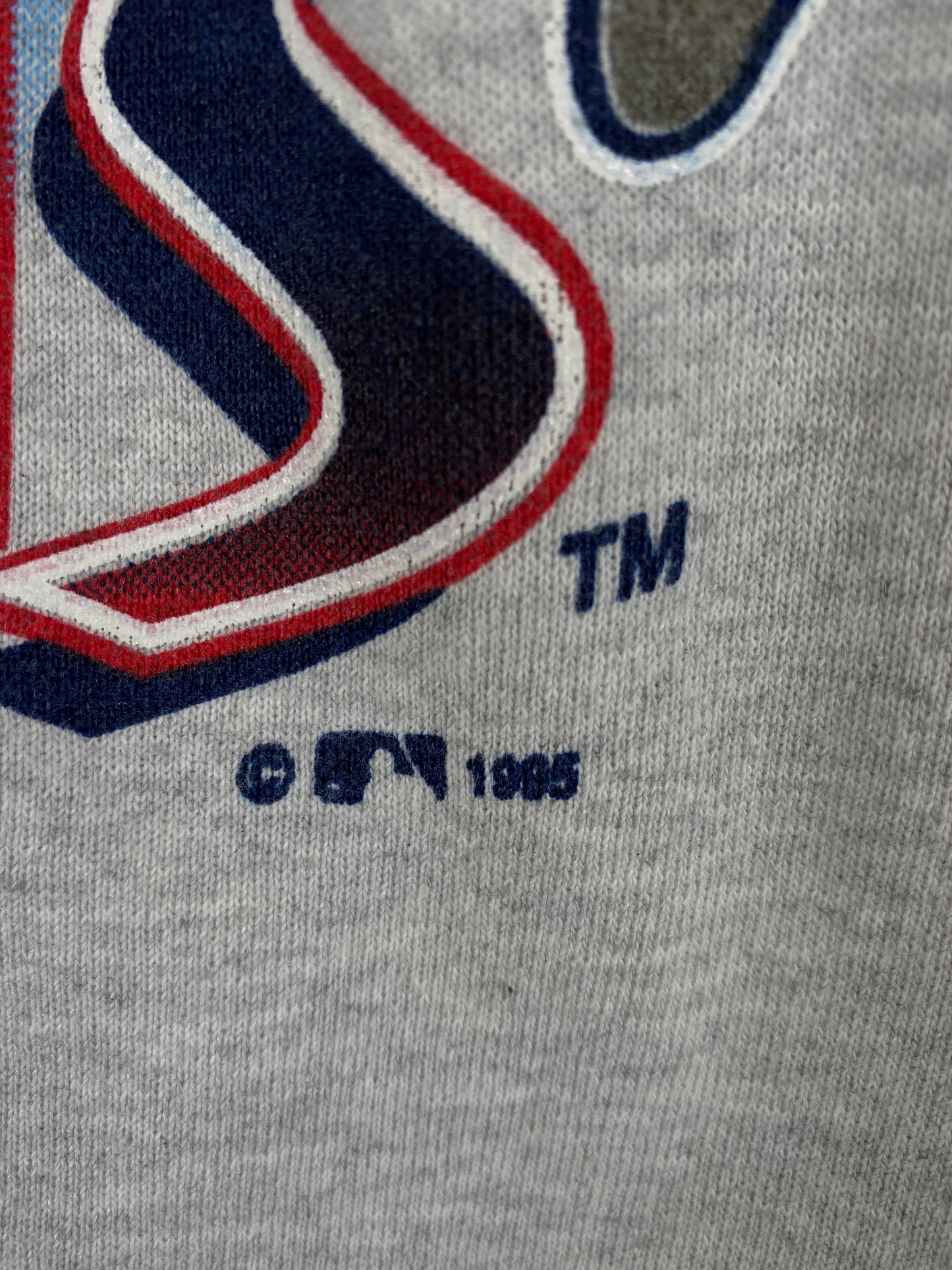 1995 AMERICAN LEAGUE CHAMPIONS CLEVELAND INDIANS Size XL Vintage MLB Sweat-Shirt / A5513