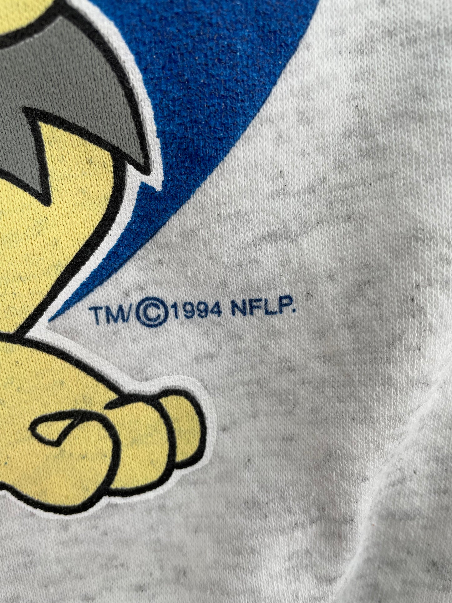 1994 DALLAS COWBOYS x HANNA BARBERA Size L Vintage NFL Sweat-shirt / A538