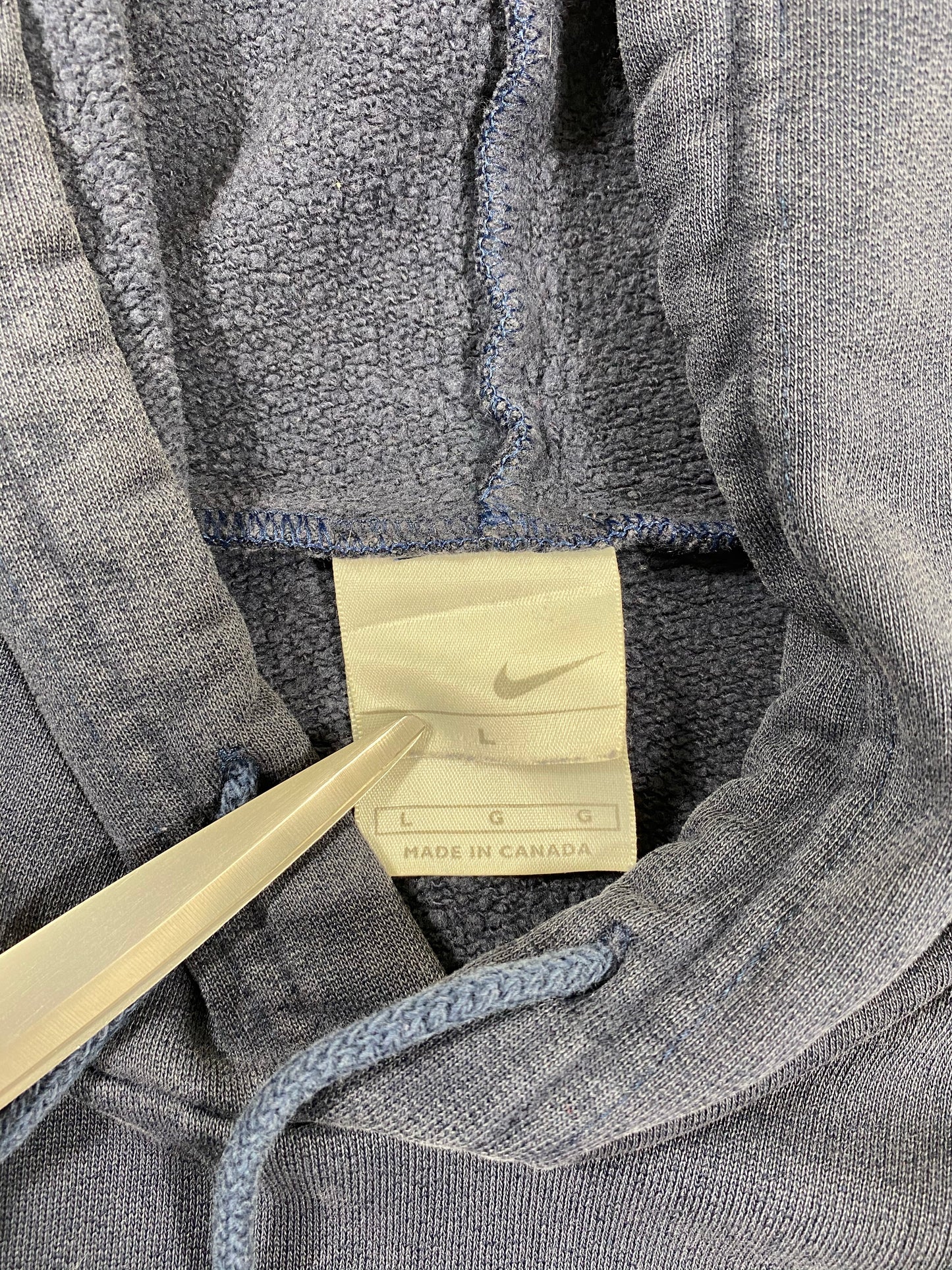 90's Nike Center Swoosh Vintage Hoodie Sweat-Shirt / 4582