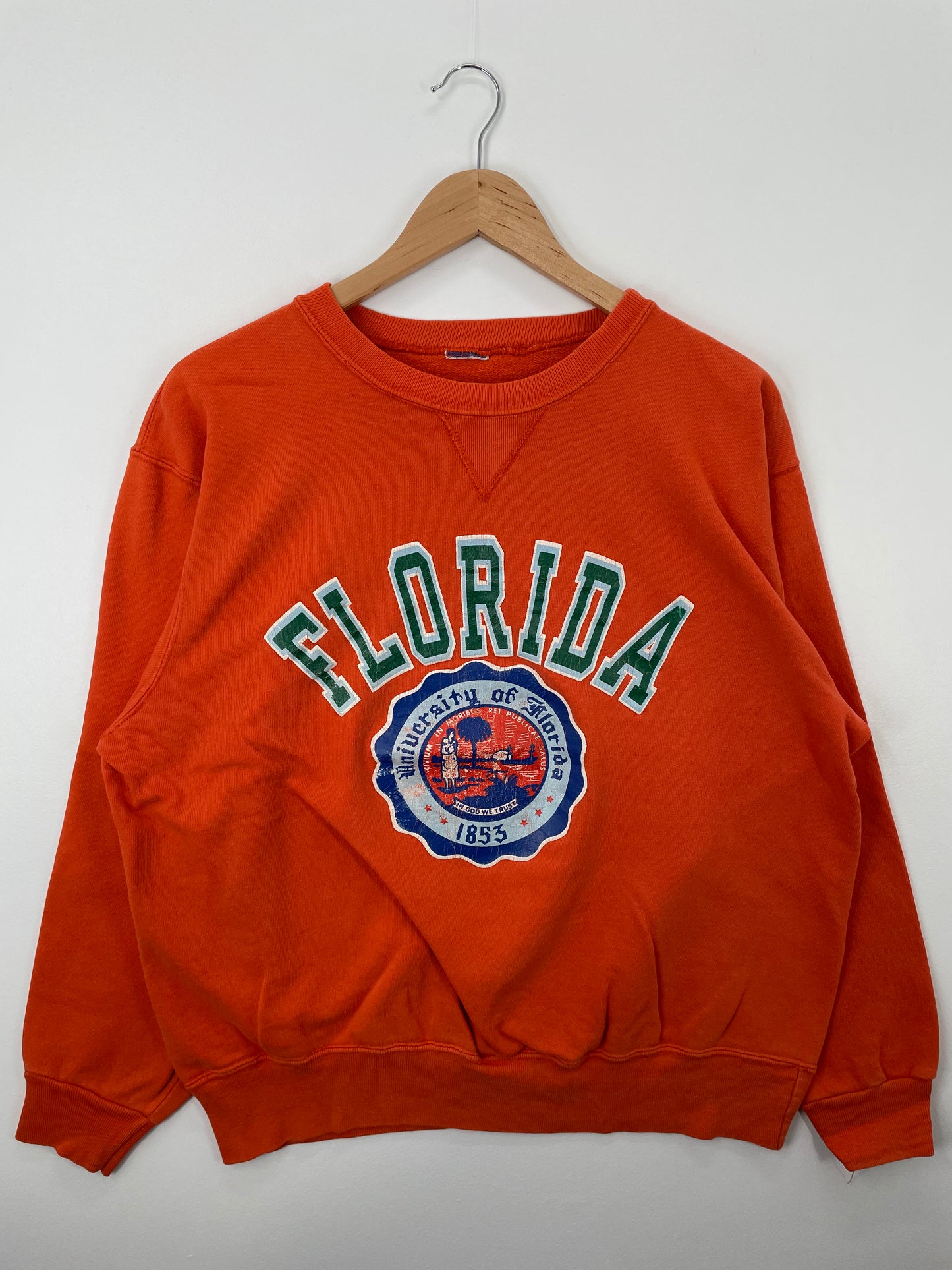 90’s FLORIDA UNIVERSITY Size No Tag (Approx.XL) College Sweat-shirt / A1245