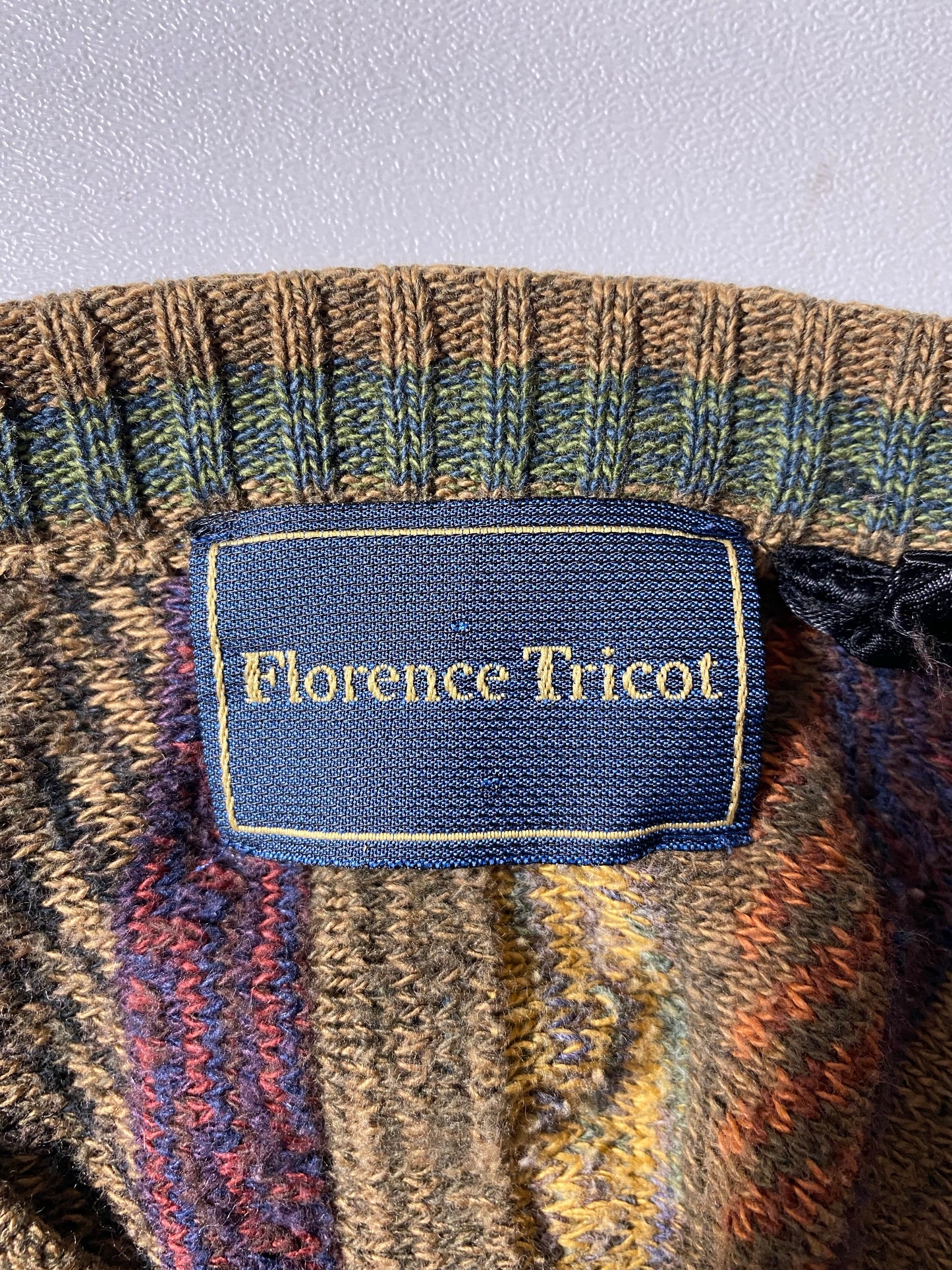 Vintage 3D COOGI- Style Size No Tag (Approx.L) Knit Sweater / K4204