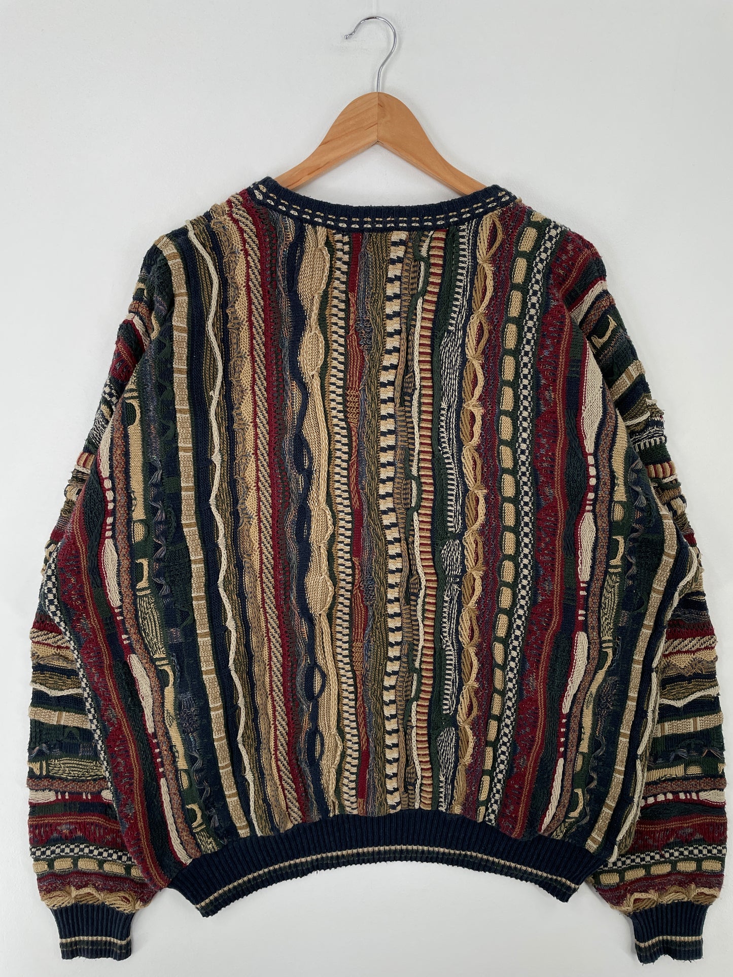 Vintage 3D COOGI- Style Size XL Knit Sweater / A9545