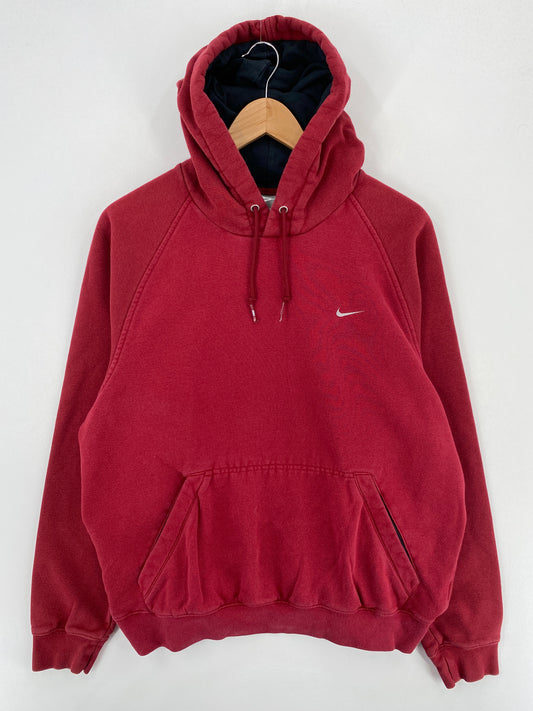 00’ NIKE MINI SWOOSH Size M Vintage Hoodie Sweat-Shirt / A6035