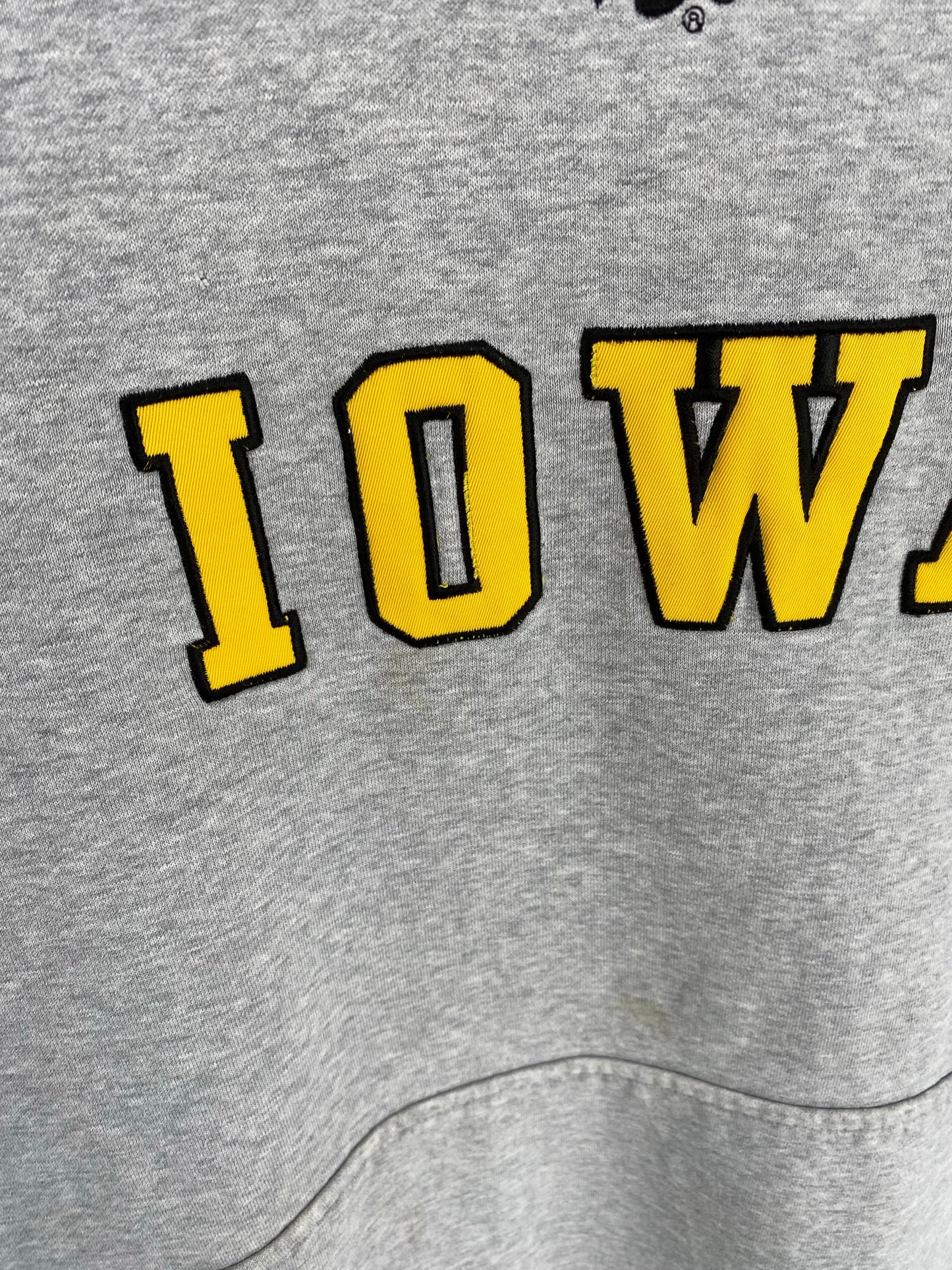 00’ NIKE IOWA HAWKEYES Size L Vintage Hoodie Sweat Shirts/ K5091