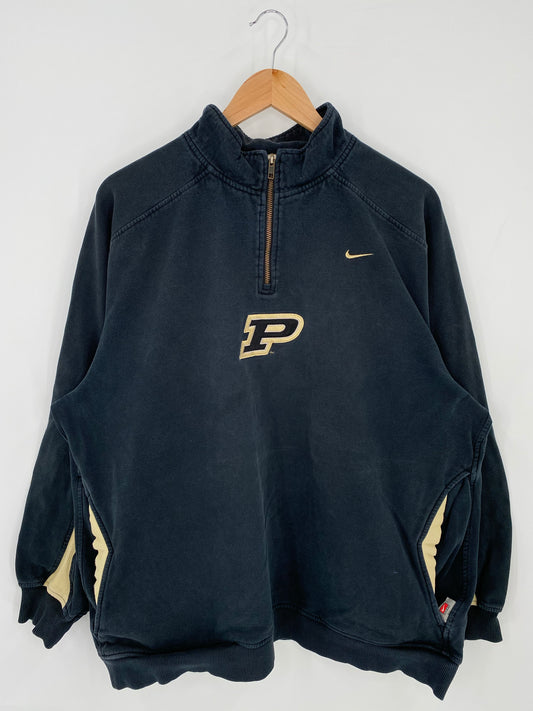 00’ NIKE Size XL Vintage Half Zip-up Sweat-shirt / K6209