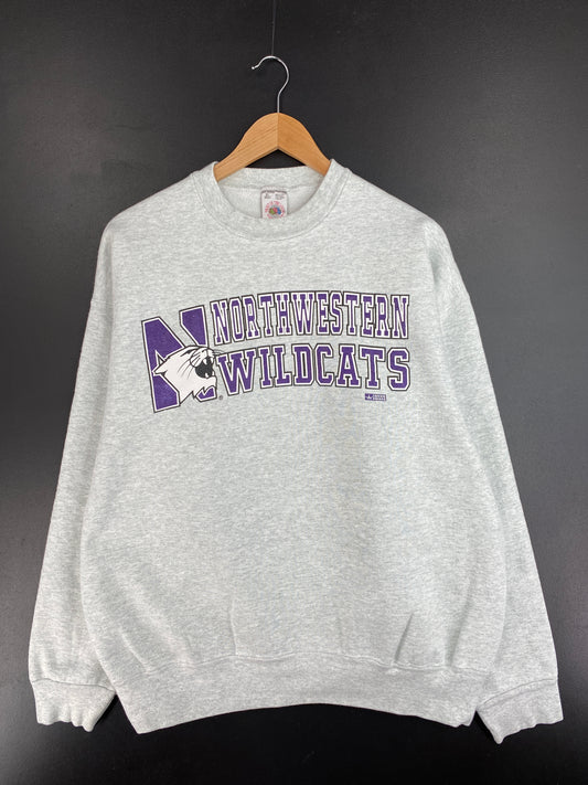 90’s NORTHWESTERN Made in USA Size XL Vintage College Sweat-shirt / E4592S