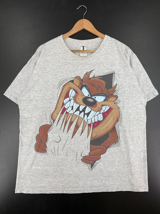 1993 LOONEY TUNES TAZ Made in USA Size XL Vintage T-Shirt / E4789T