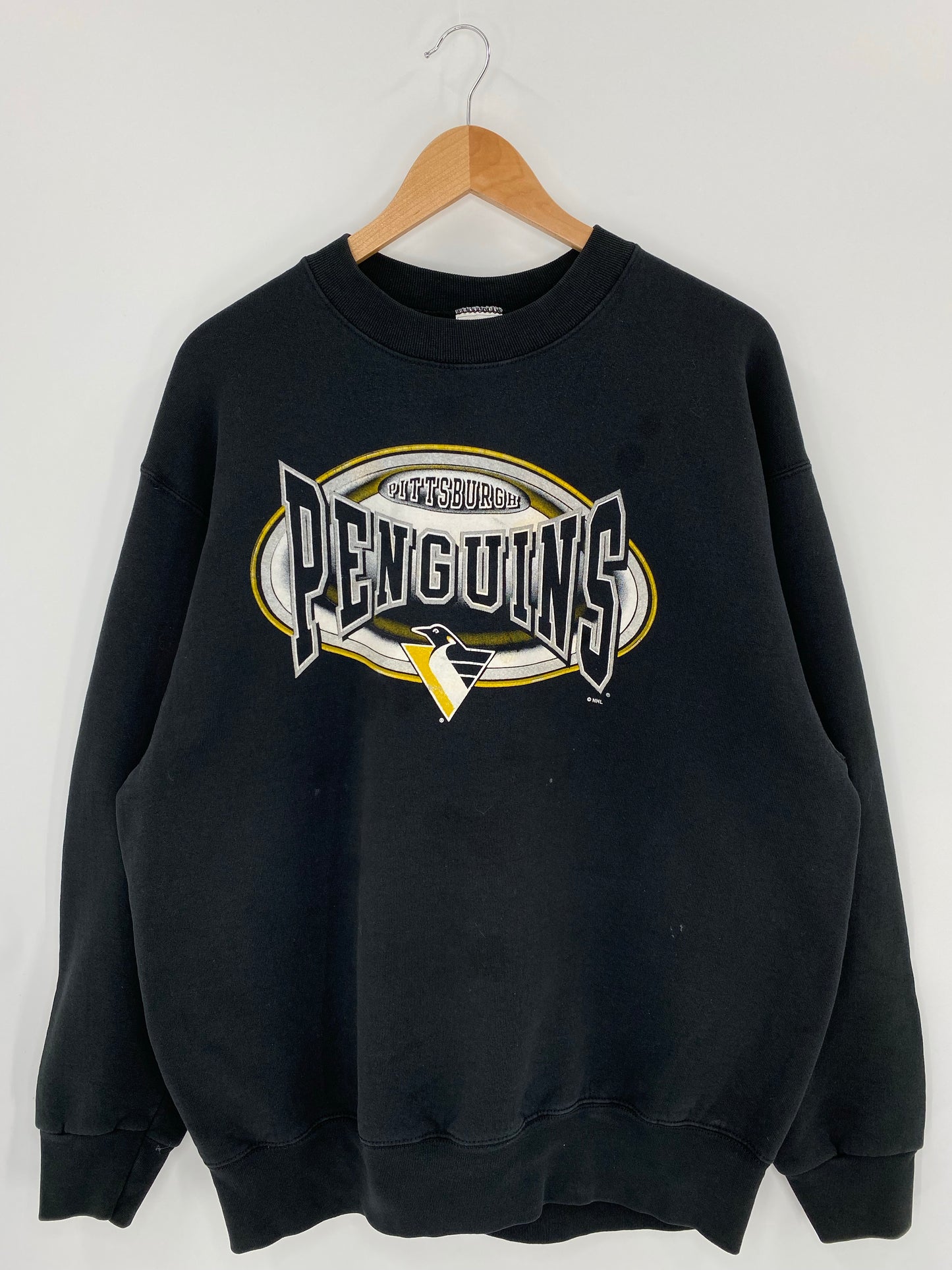 90’s PITTSBURGH PENGUINS Made in USA Size XL Vintage NHL Sweat shirt / k6203