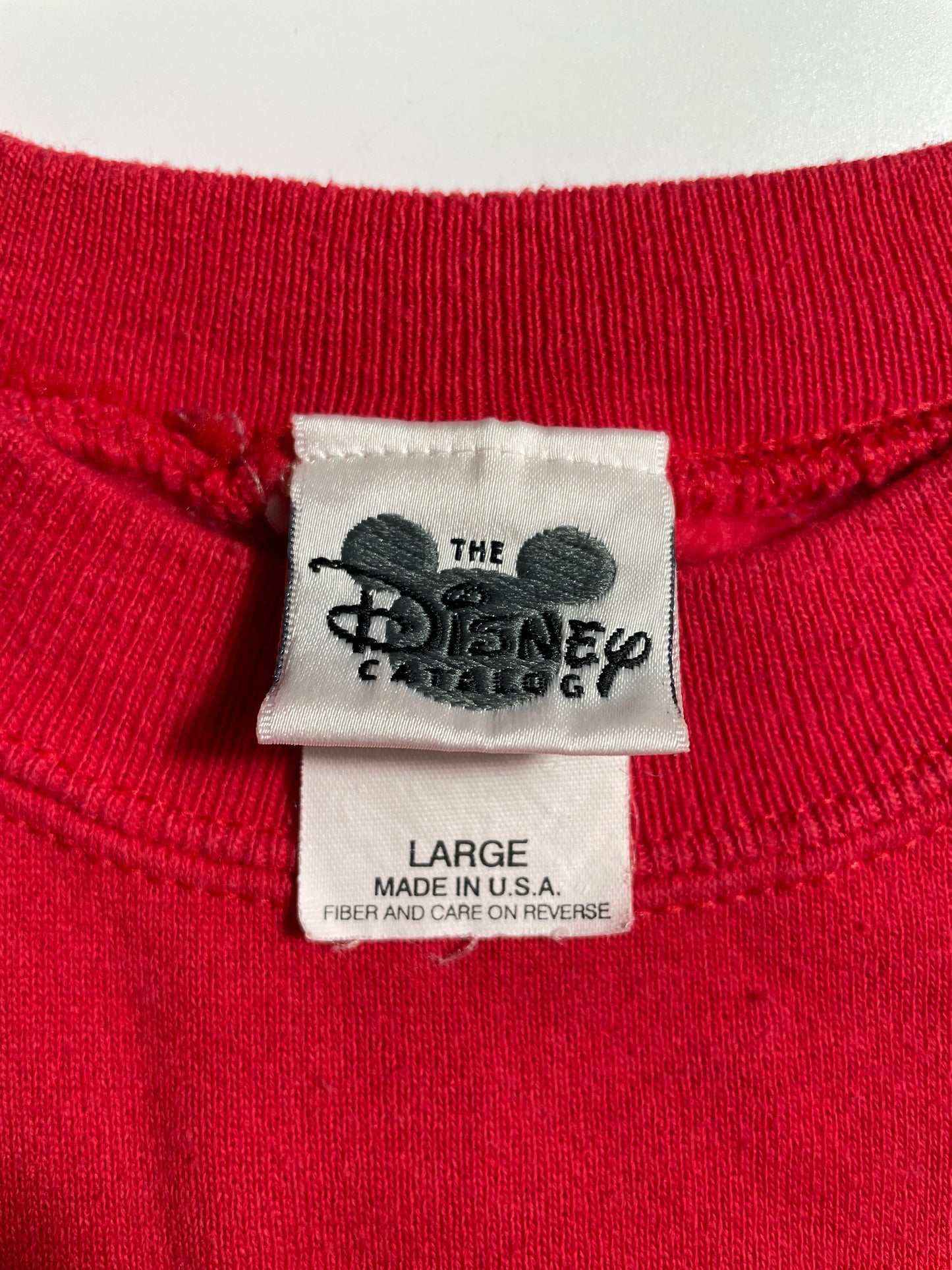 00’ DISNEY WINNIE THE POOH CHRISTMAS Made in USA Size L Vintage Sweat-shirt / E668