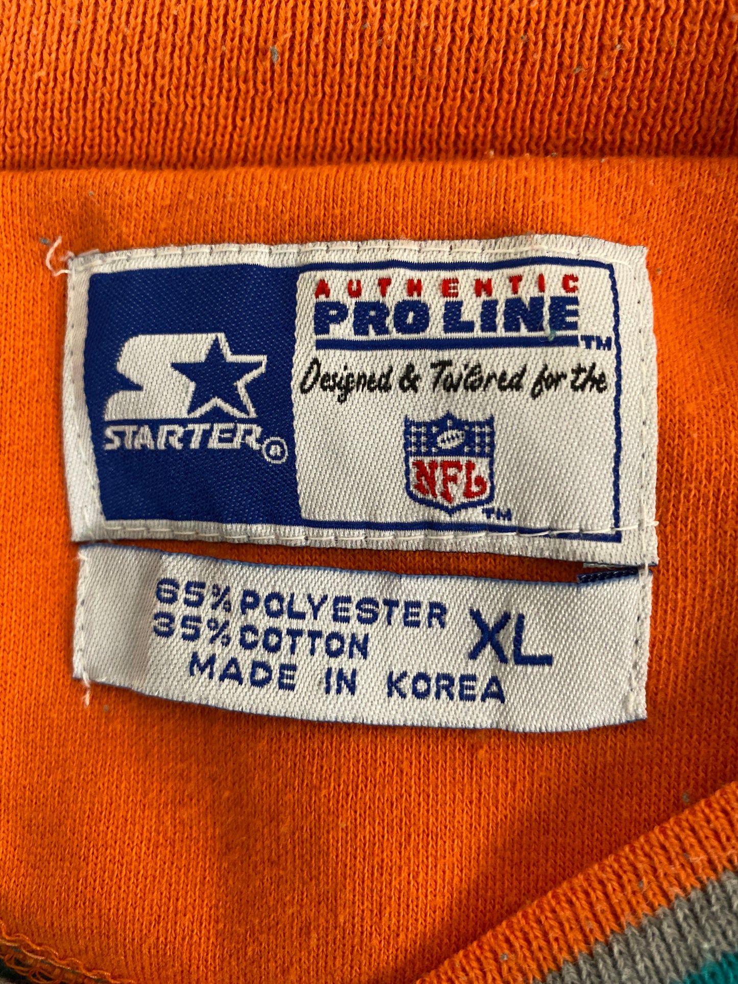 90’s STARTER MIAMI DOLPHINS Size XL Vintage NFL Sweat shirt / K585