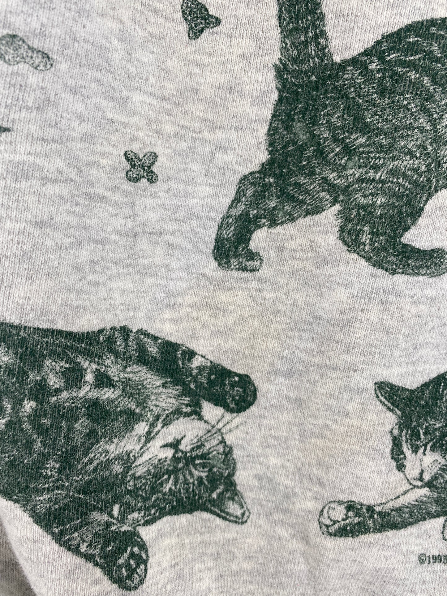 1995 CATS Made in USA Size XL Vintage Sweat-shirt / E2832S