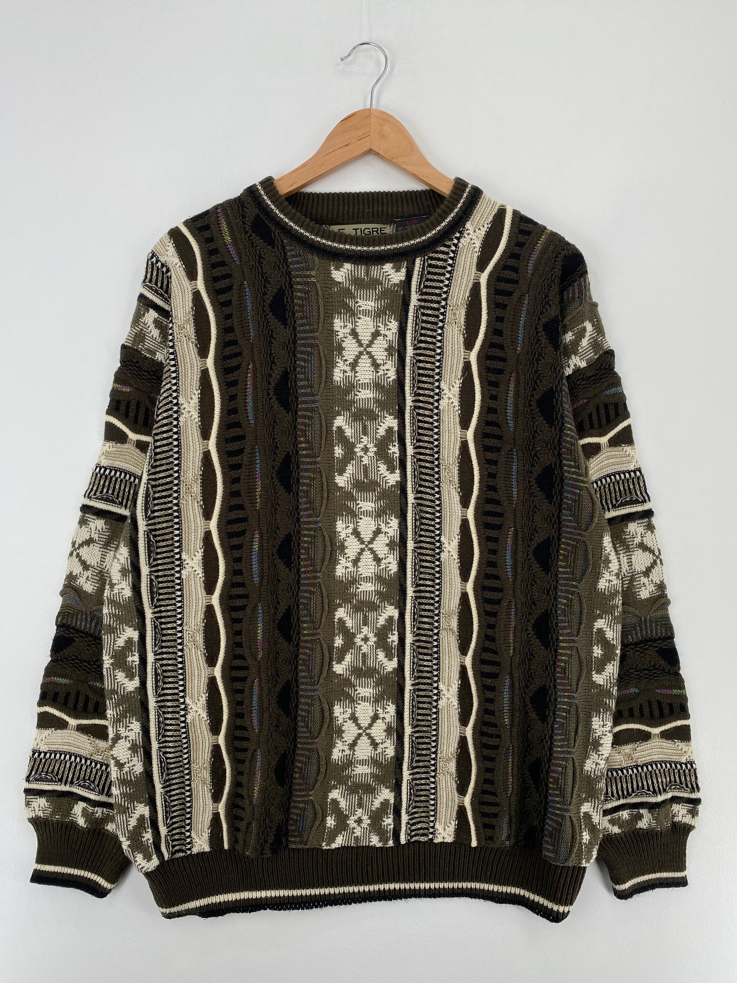 Vintage 3D COOGI- Style Size L Knit Sweater / A9878