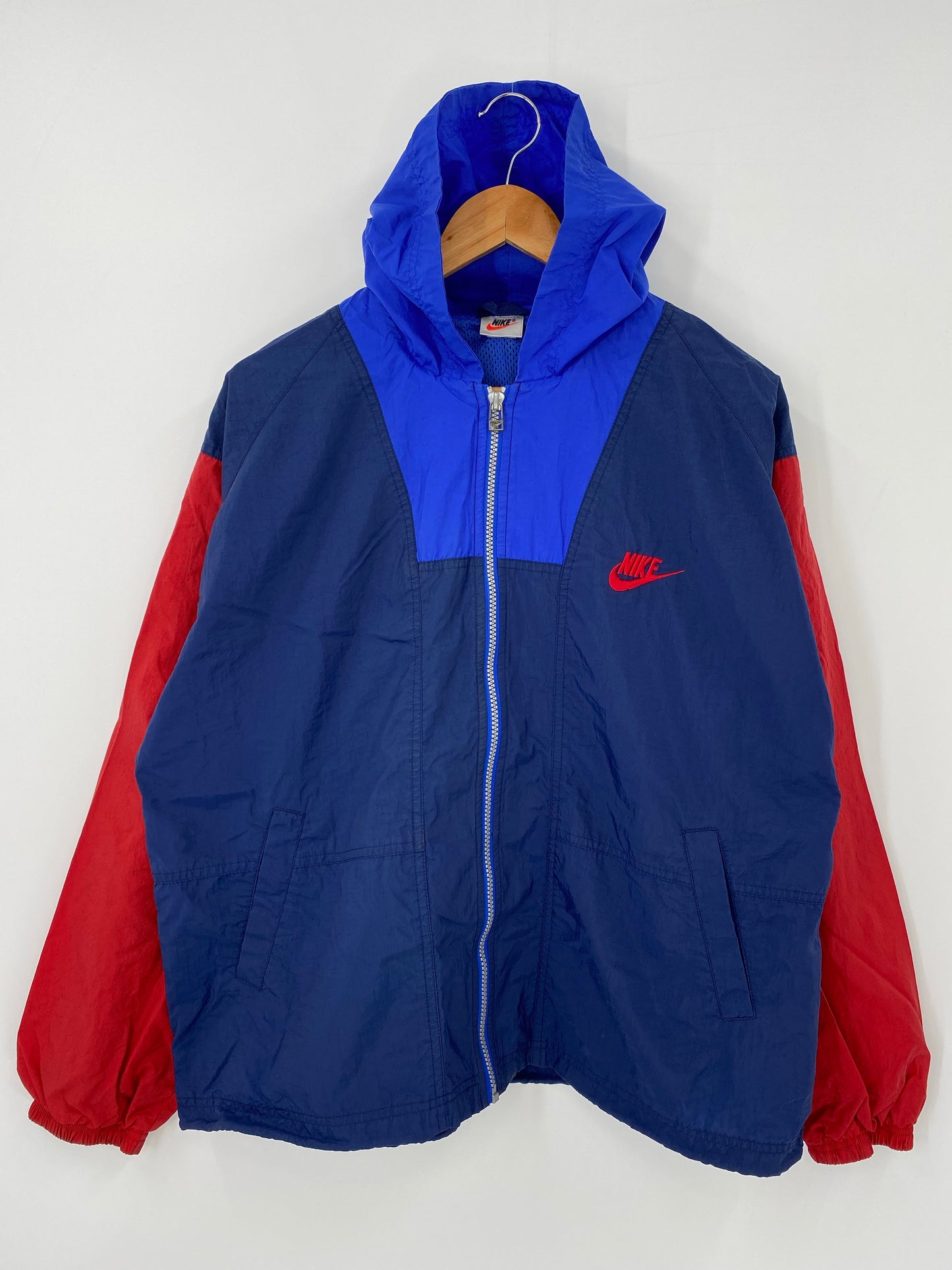 .90's NIKE Size Kids.XL Vintage Nylon Jacket / A9279