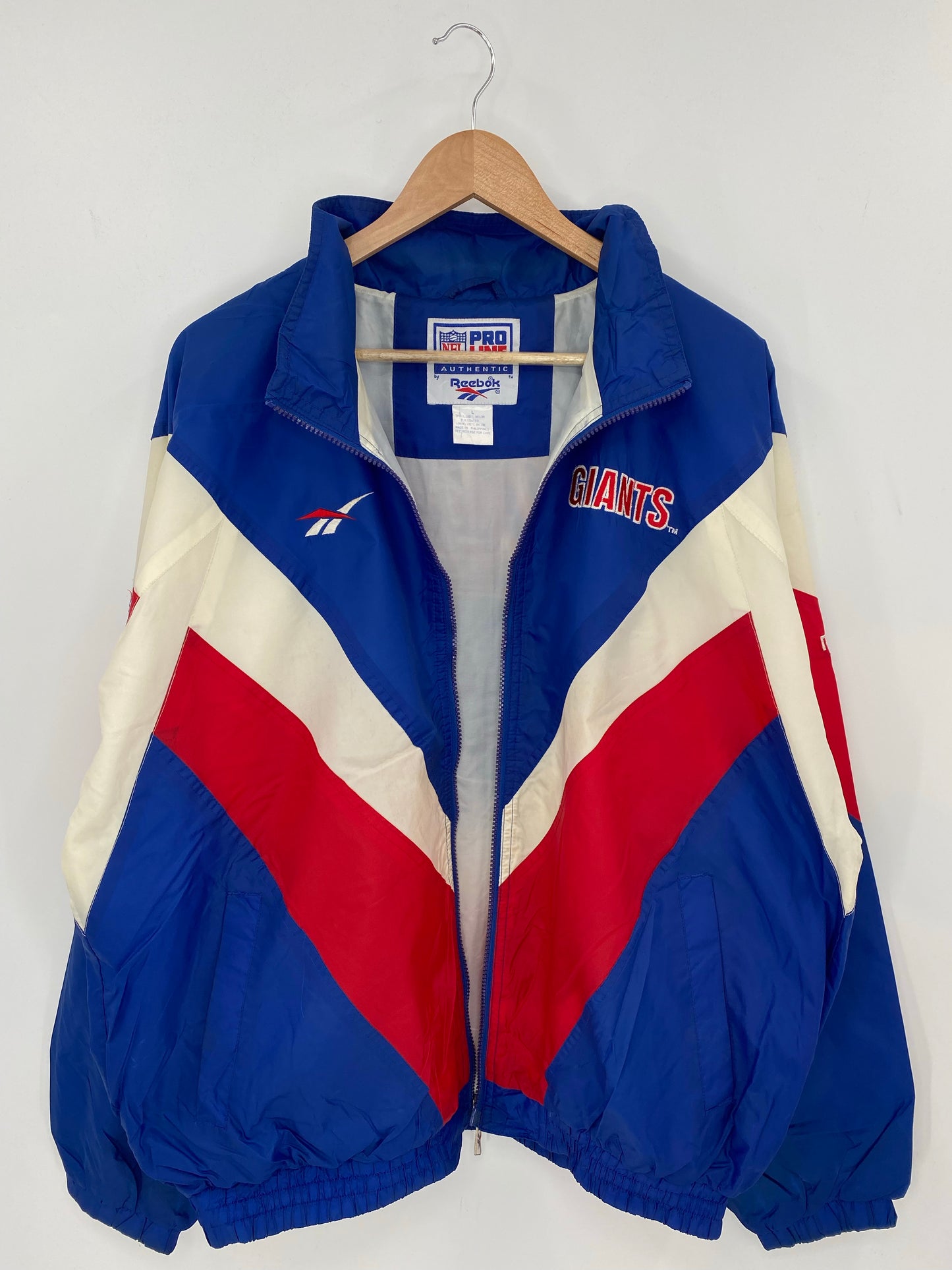 90’s REEBOK Size L Vintage NFL Zip-up Nylon Jacket / K8031