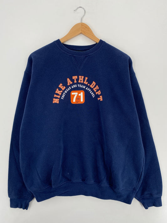 00’ NIKE ATHLETIC DEPT Size L Vintage Sweat-Shirt / A5494