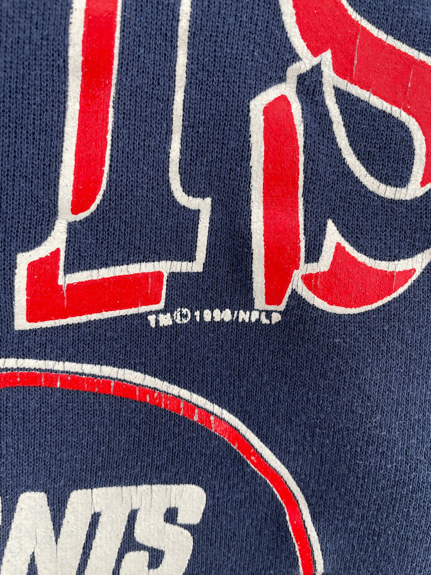 1998 NEW YORK GIANTS Made in USA Size XL Vintage NFL Sweat-Shirt / E2641S