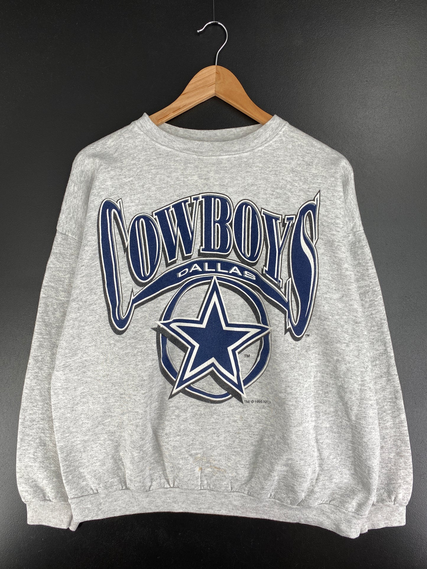 1995 DALLAS COWBOYS Size XL Vintage NFL Sweat-Shirt / A5432