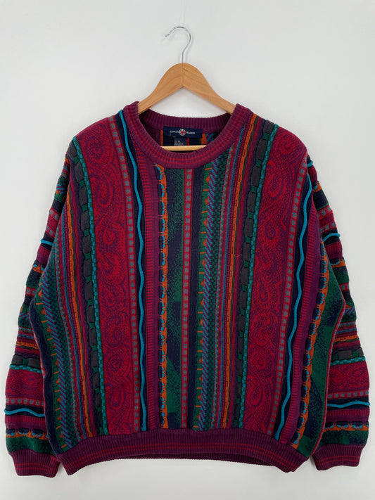 Vintage 3D COOGI- Style Size XL Knit Sweater / A8454