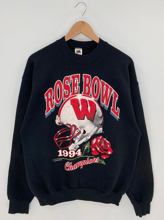 1993 ROSE BOWL WISCONSIN BADGERS Made in USA Size XL Vintage Sweat-Shirt/ K7691