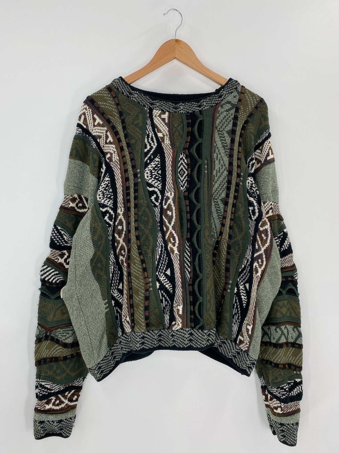 Vintage 3D COOGI- Style Size XL Knit Sweater / K4738