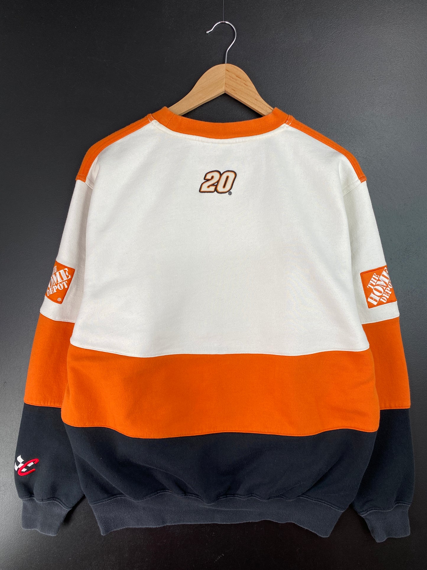 Vintage HOME DEPOT Size M Racing Sweat-shirt / A9659