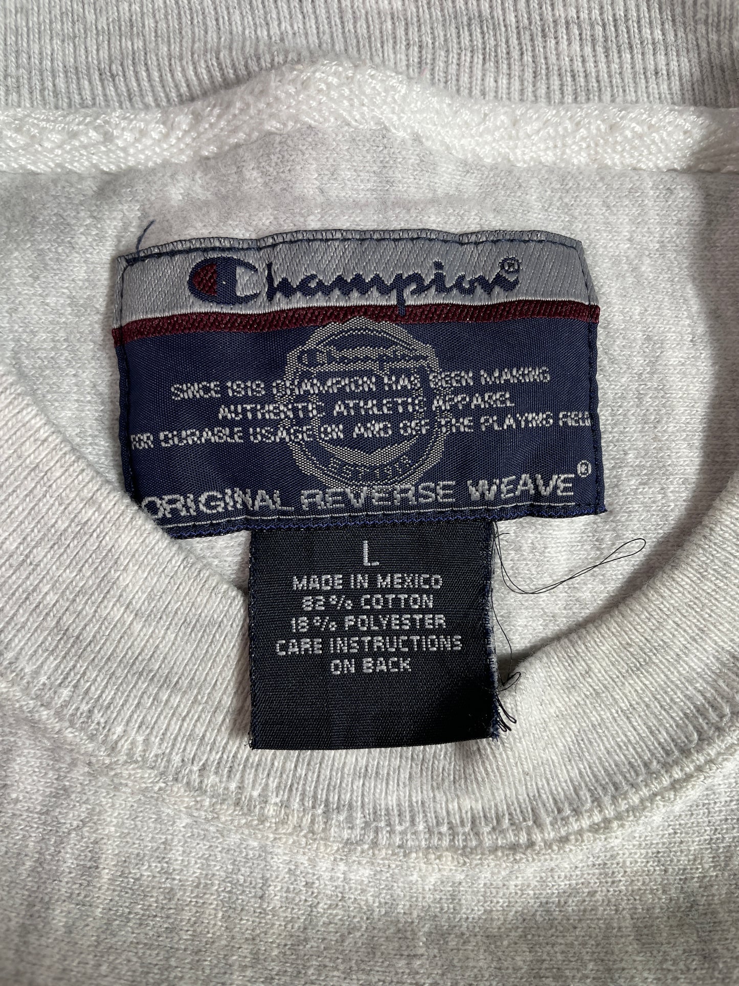 00’ CHAMPION REVERSE WEAVE x YALE Size L Vintage Sweat-shirt / E3103S