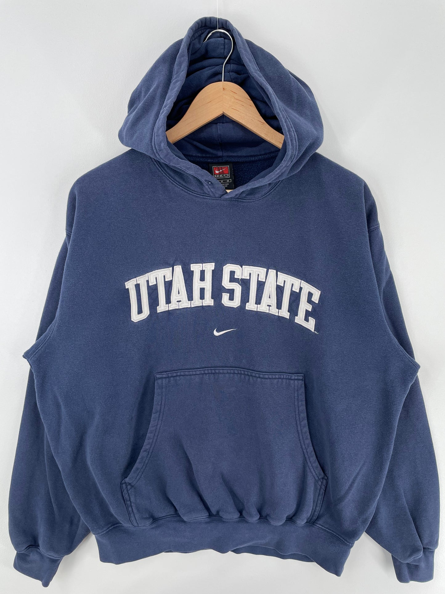 00' NIKE UTAH STATE Size M College Hoodie Sweat-Shirts/ A1095