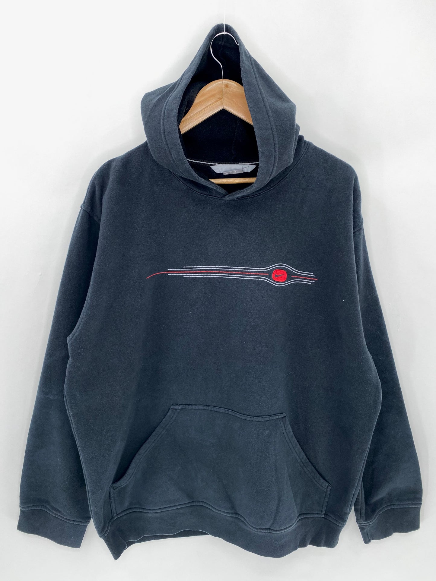 00’ NIKE Size XL Faded Vintage Hoodie Sweat-shirt  / 6011