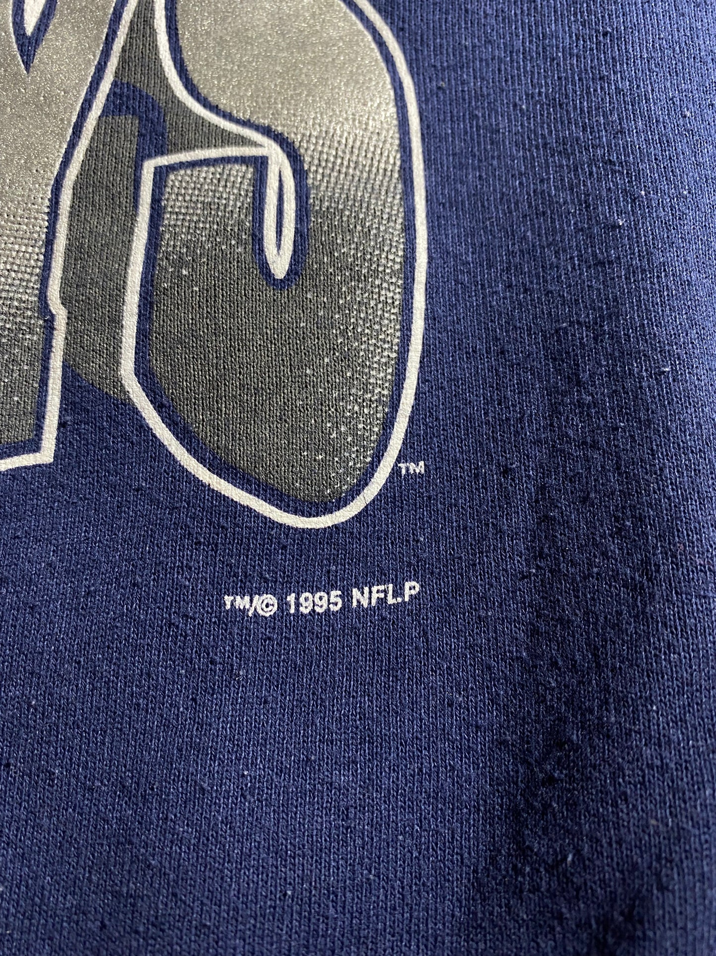 1995 DALLAS COWBOYS Made in USA Size XL Vintage NFL Sweat-Shirts / K7368