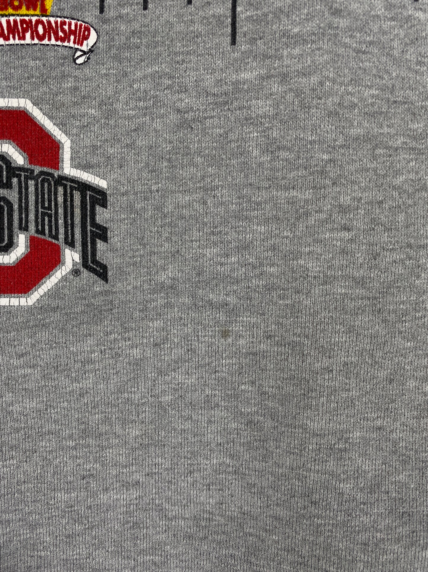 2002 NIKE OHIO STATE FIESTA BOWL NATIONAL CHAMPIONS Size XL Vintage College Hoodie Sweat-shirt / A5601