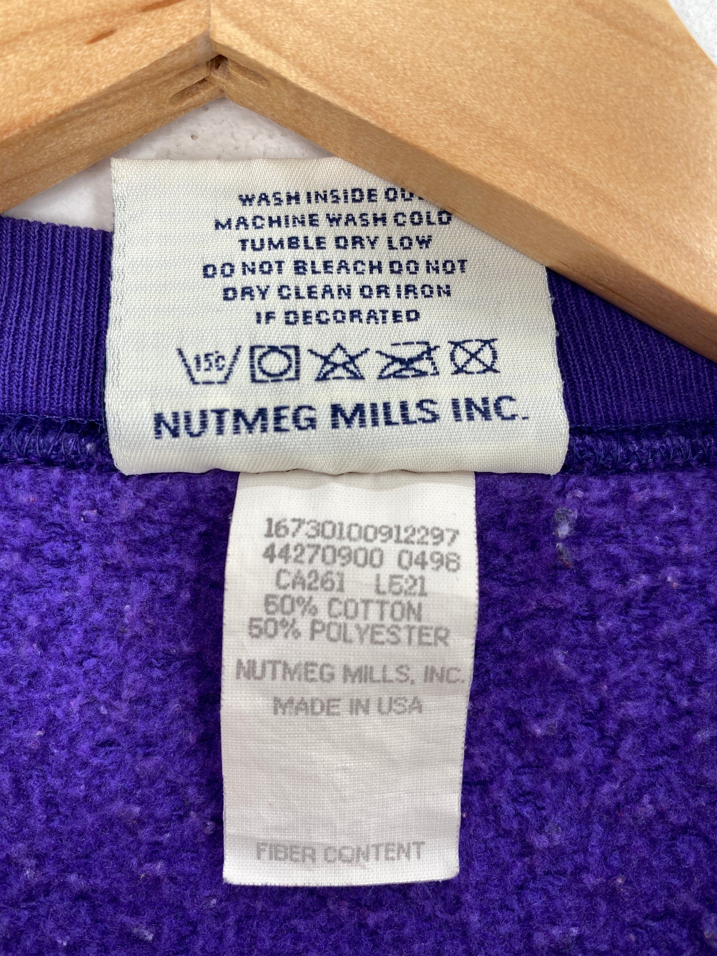 90's MINNESOTA VIKINGS Made in USA Size XXL Vintage NFL Sweat-Shirt/ A5518