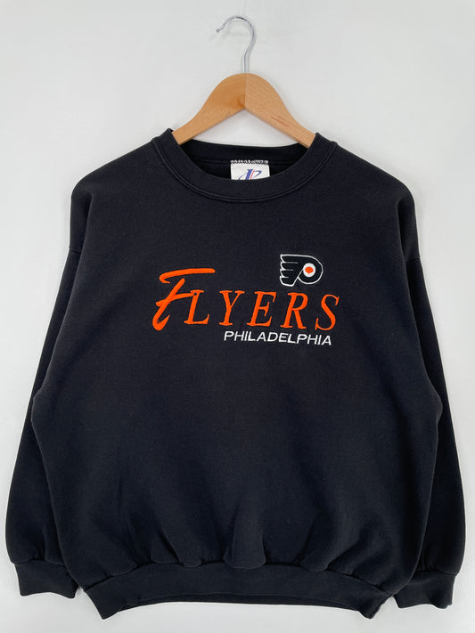 00’ PHILADELPHIA FLYERS Size L Vintage NHL Sweat-Shirt / E2598S