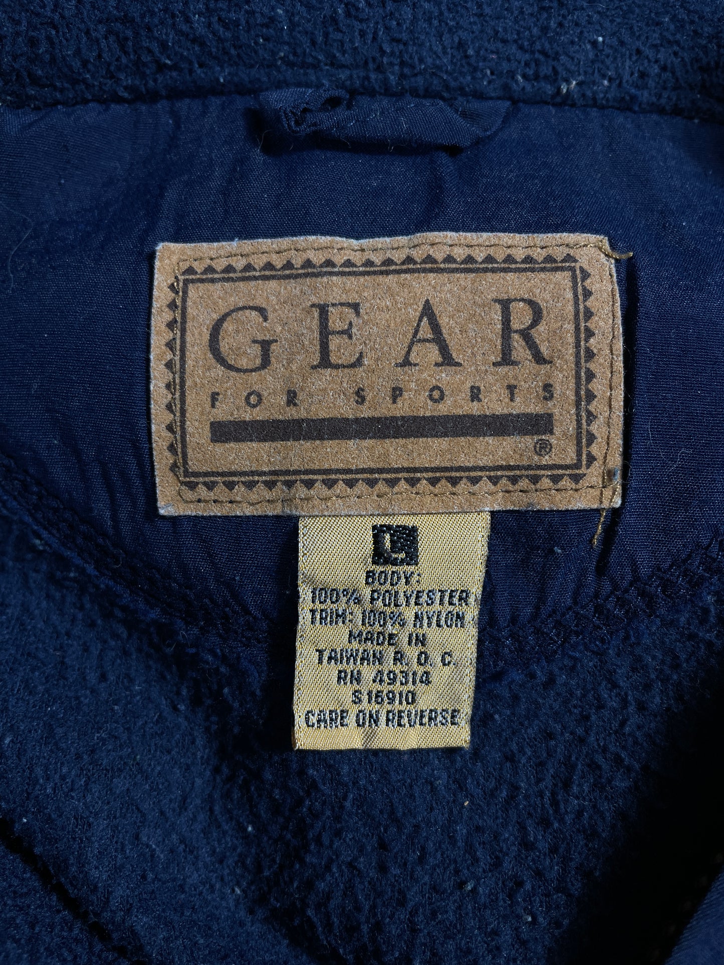 Vintage KELLOGG'S Size L Half Zip-up Fleece / A9245